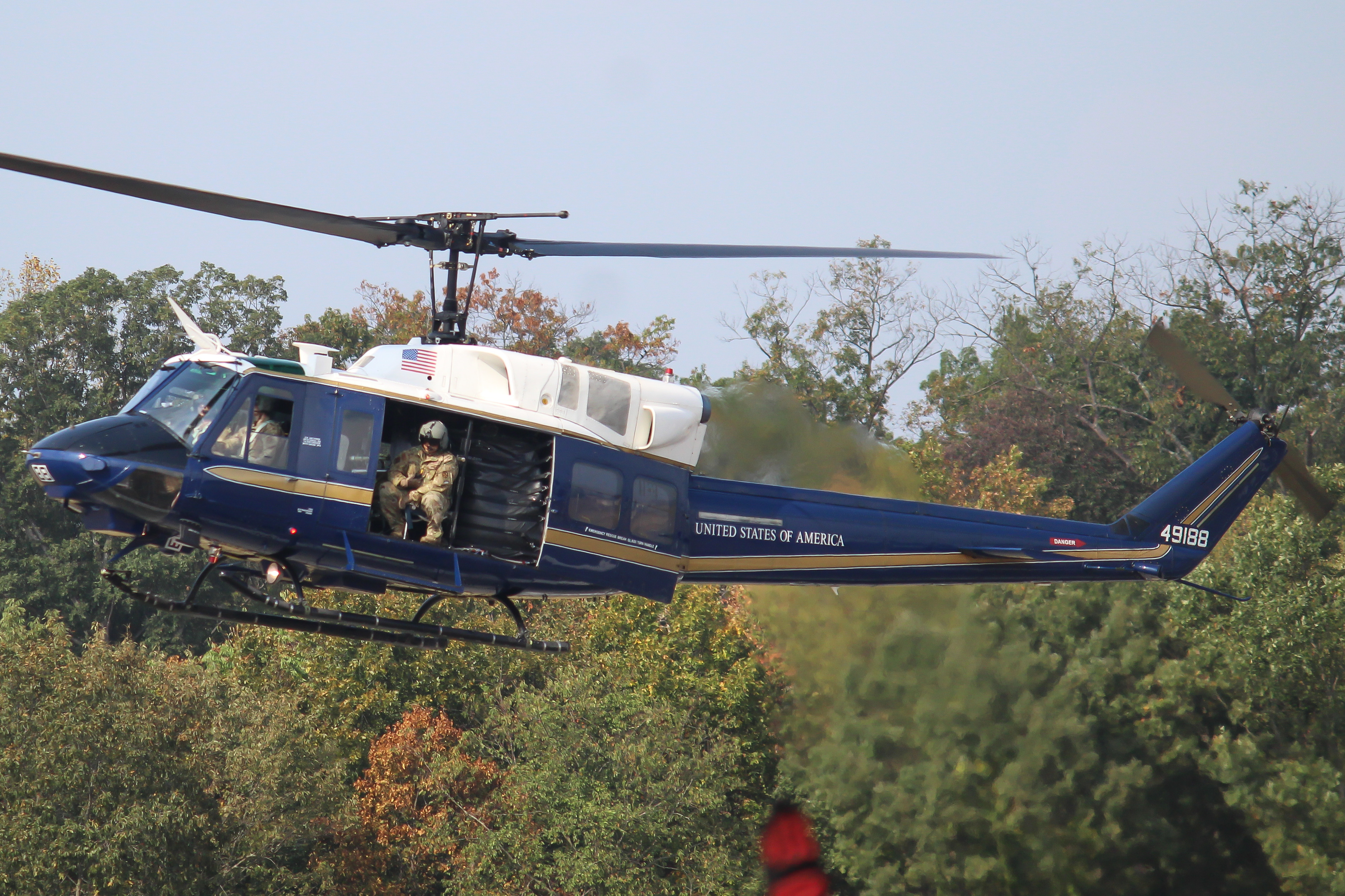 Full size: USAF - United States Air Force Bell HH-1H Huey 74-9188 at Leesburg Executive Airport