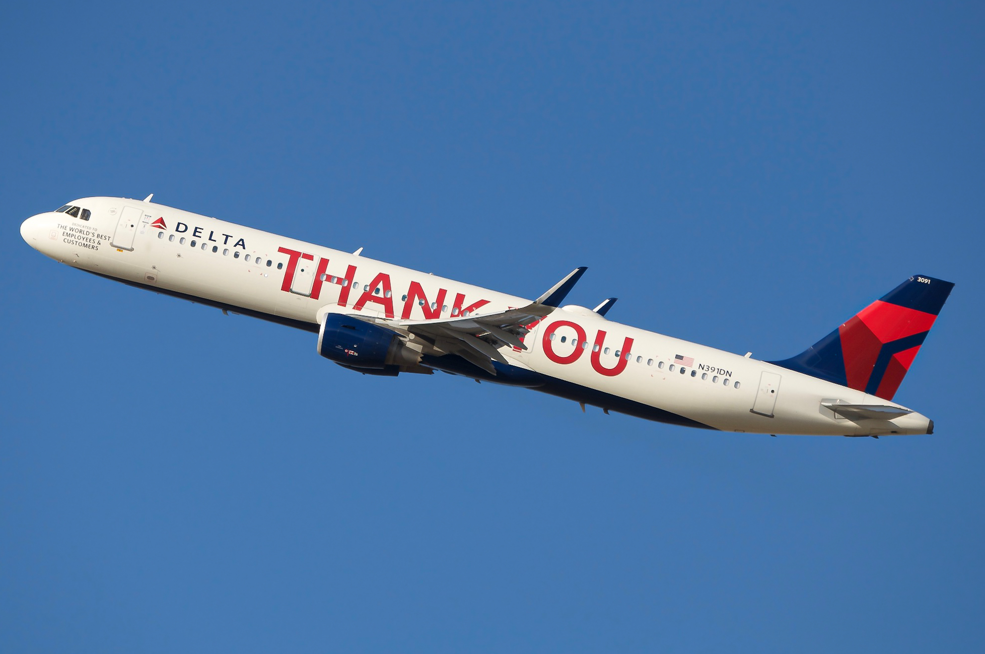 Full size: Delta Airlines Airbus A321-200 N391DN at Chicago O'Hare International Airport