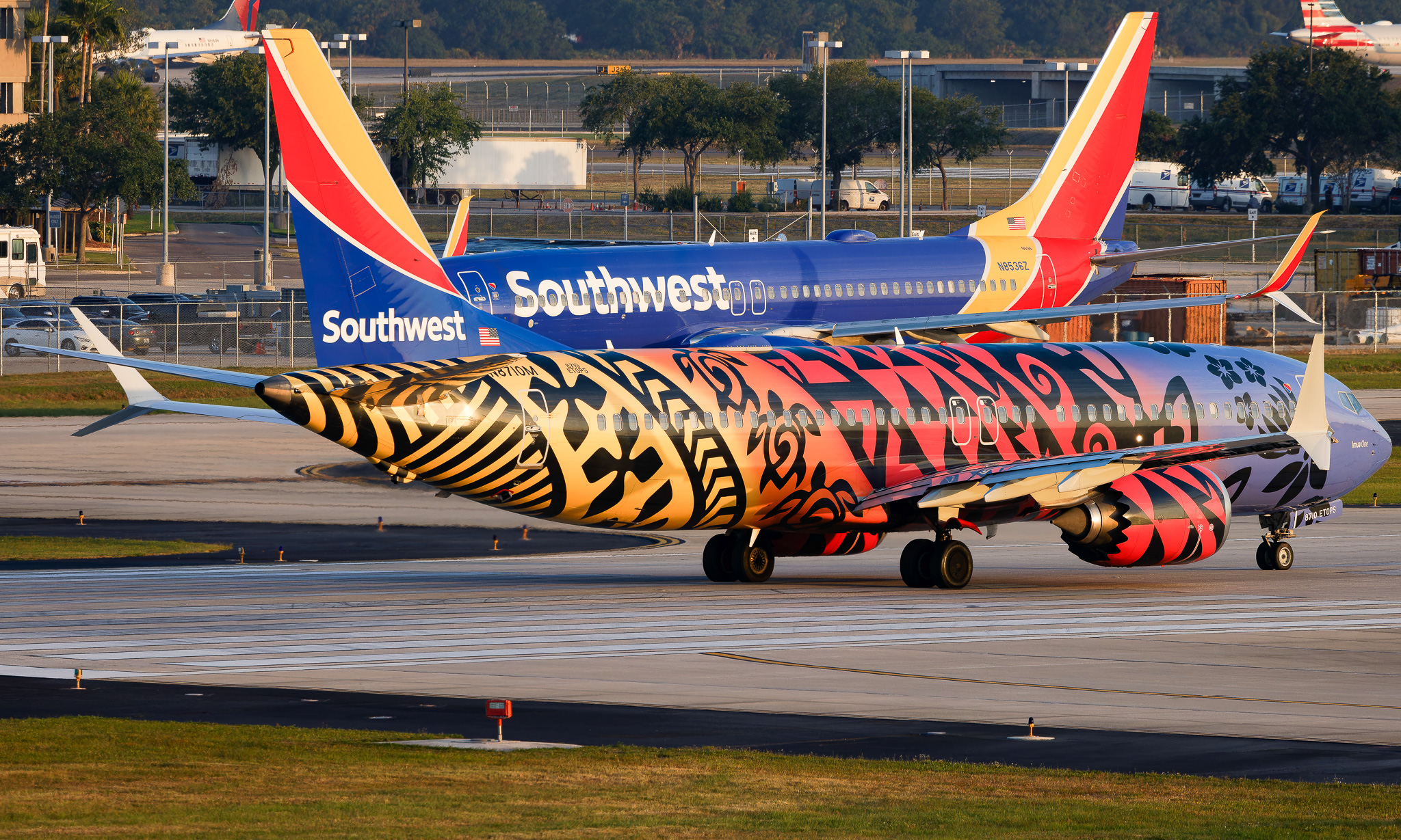 Full size: Southwest Airlines Boeing 737 MAX 8 N8710M at Tampa International Airport