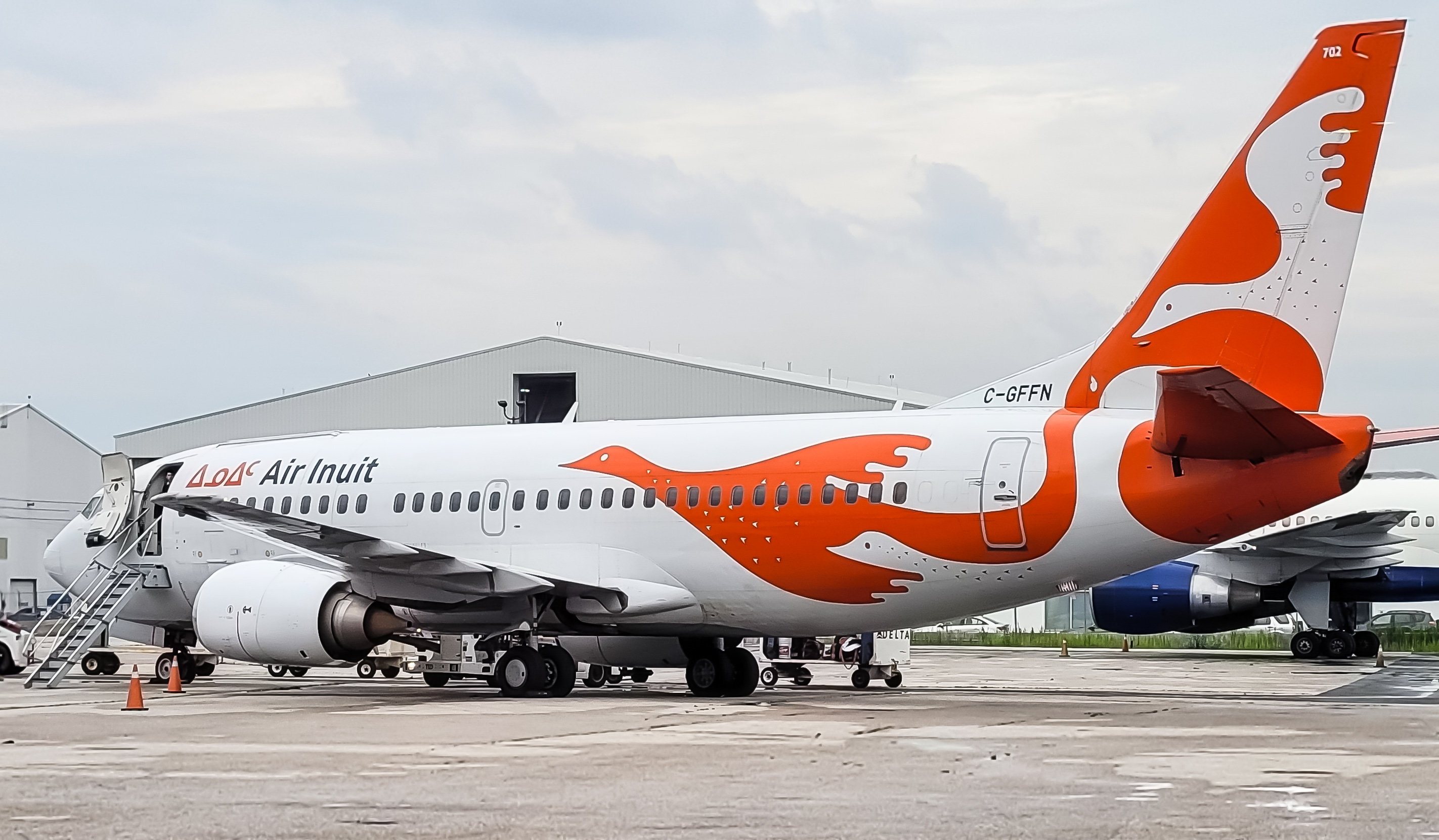 Full size: Air Inuit Boeing 737-33A(QC) C-GFFN at Lester B Pearson International Airport