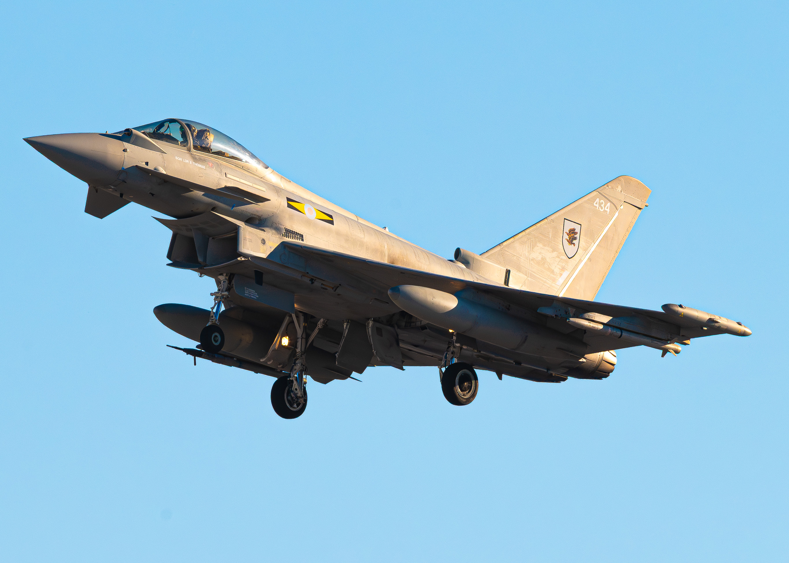 Full size: Royal Air Force  Eurofighter Typhoon FGR4 ZK434 at Nellis Air Force Base
