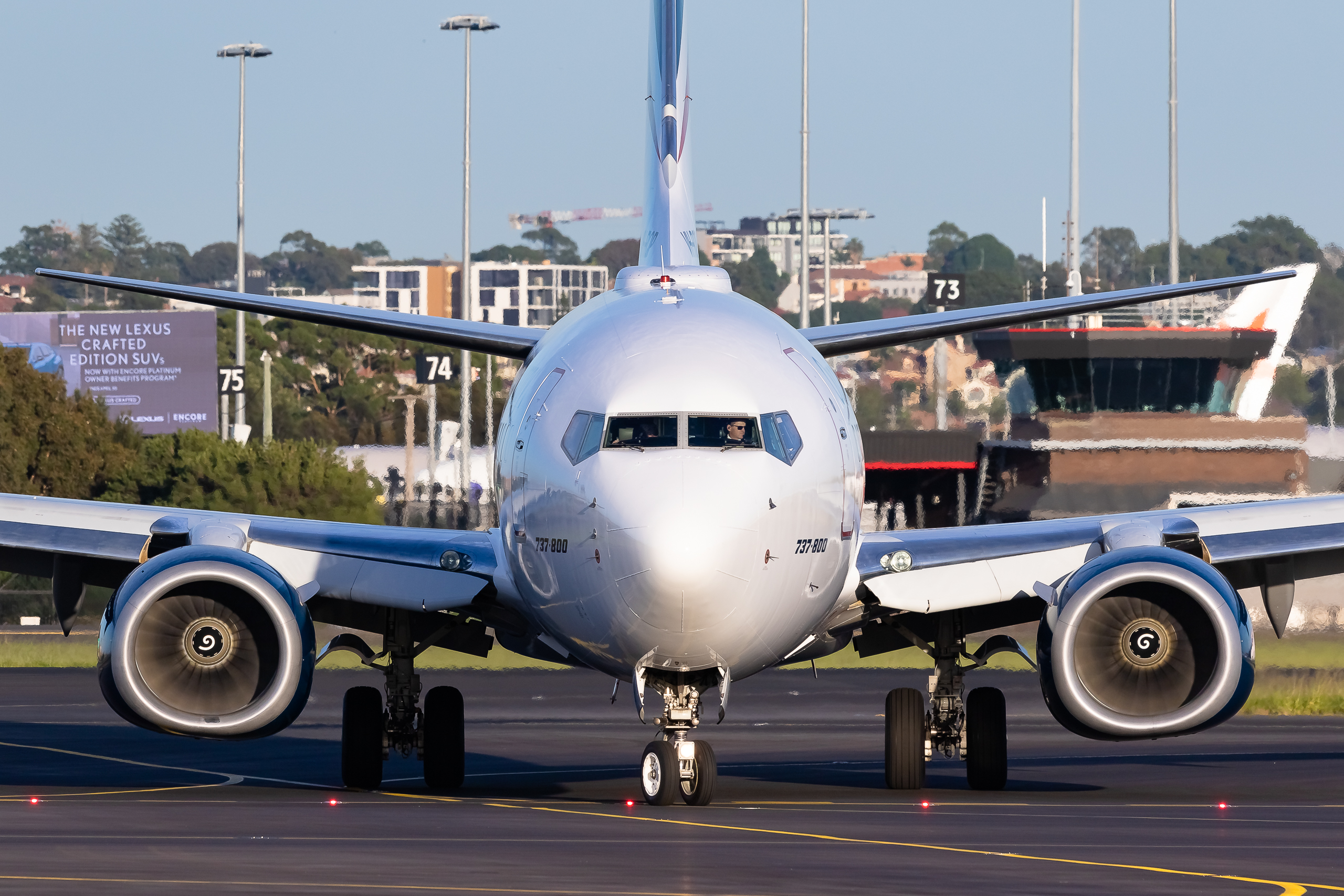 Full size: Regional Express (REX) Boeing 737-800 VH-RQC at Sydney Kingsford Smith Airport