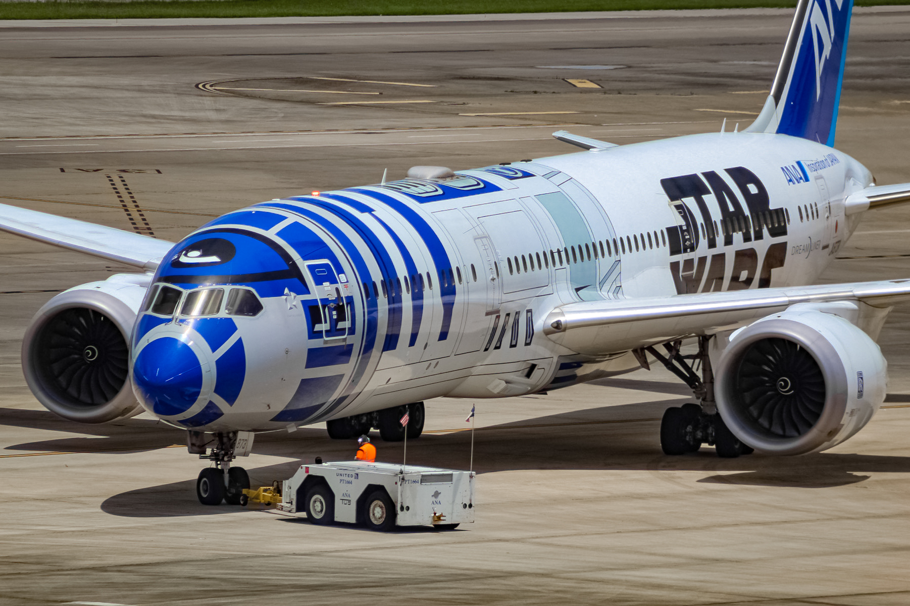 Full size: All Nippon Airways Boeing 787-9 JA873A at Houston-George Bush Intercontinental Airport
