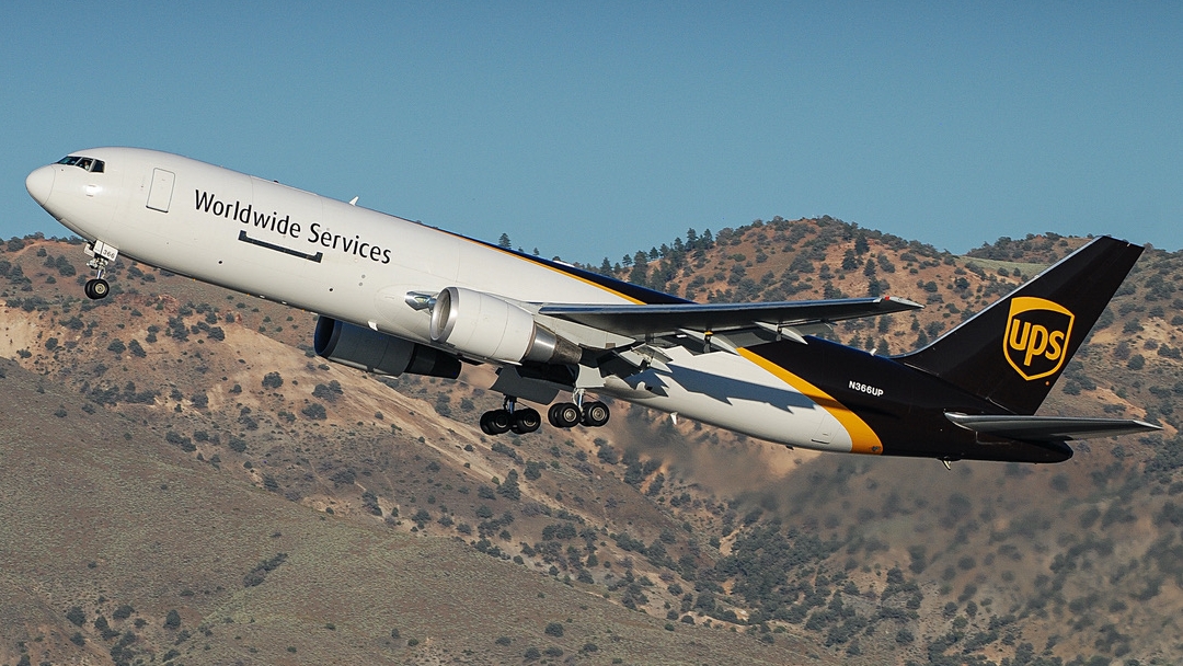 Full size: United Parcel Service Boeing 767-300F N366UP at Reno/Tahoe International Airport