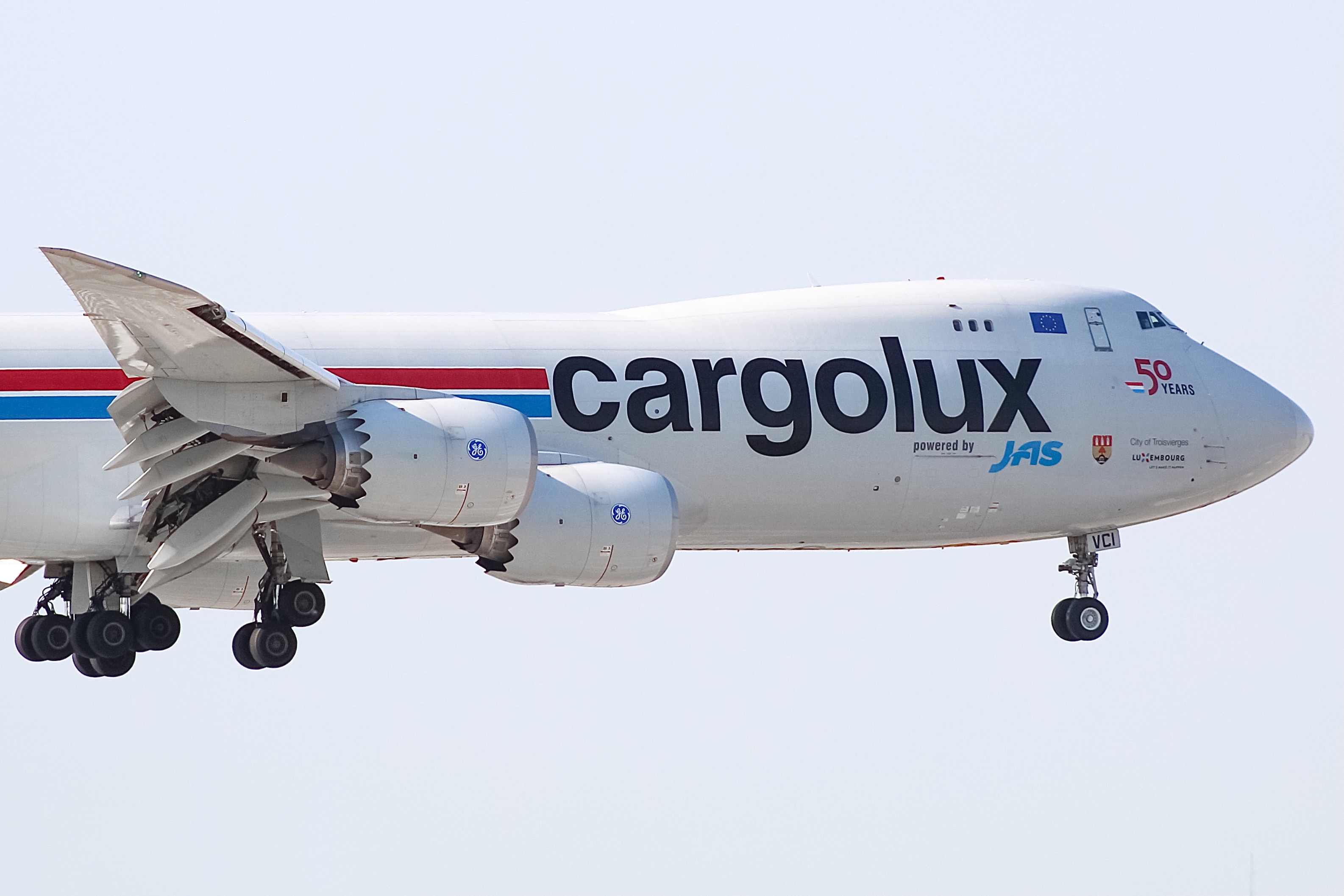 Full size: CargoLux Boeing 747-8F LX-VCI at Chicago O'Hare International Airport