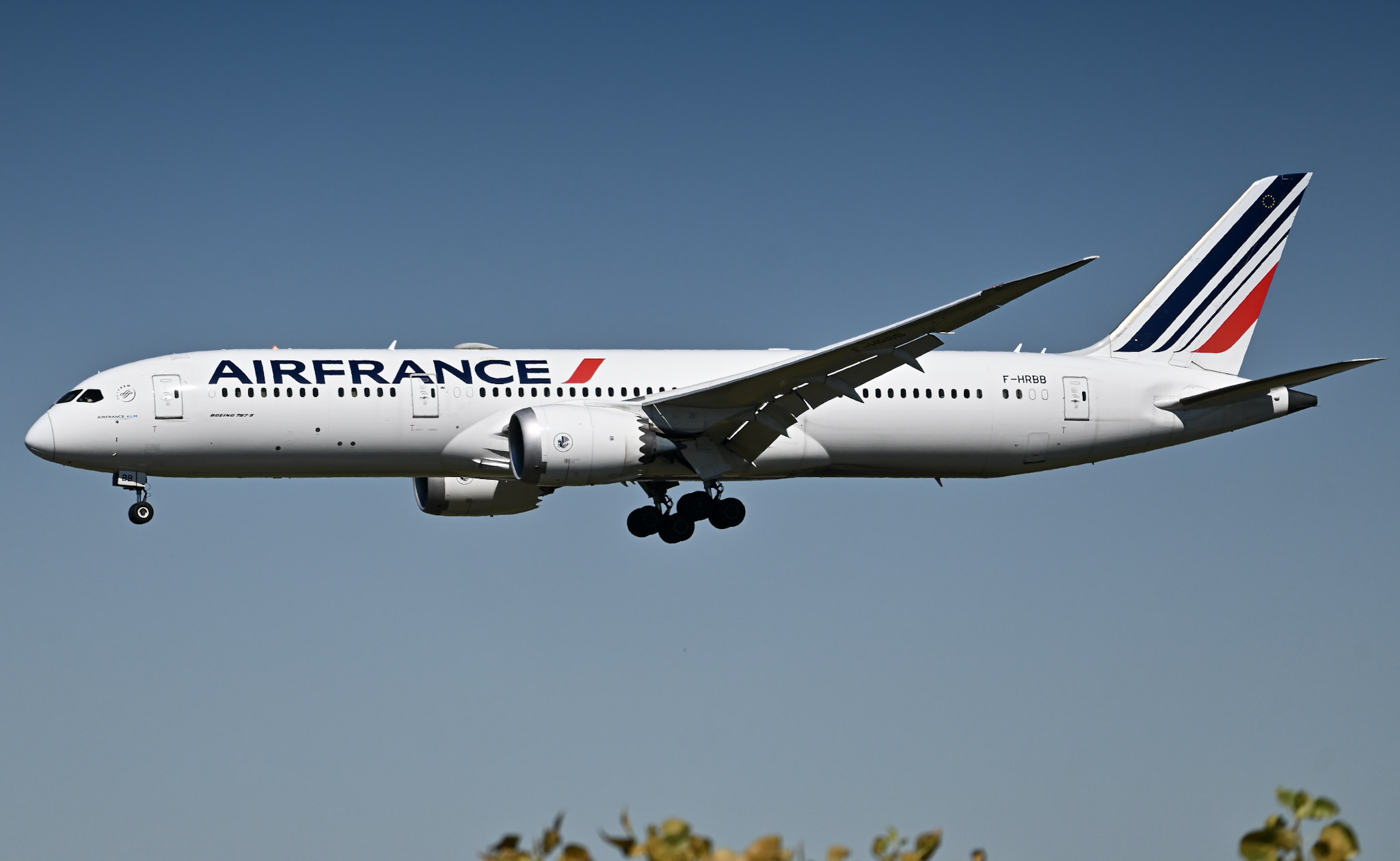 Full size: Air France Boeing 787-9 F-HRBB at Hartsfield-Jackson Atlanta International Airport