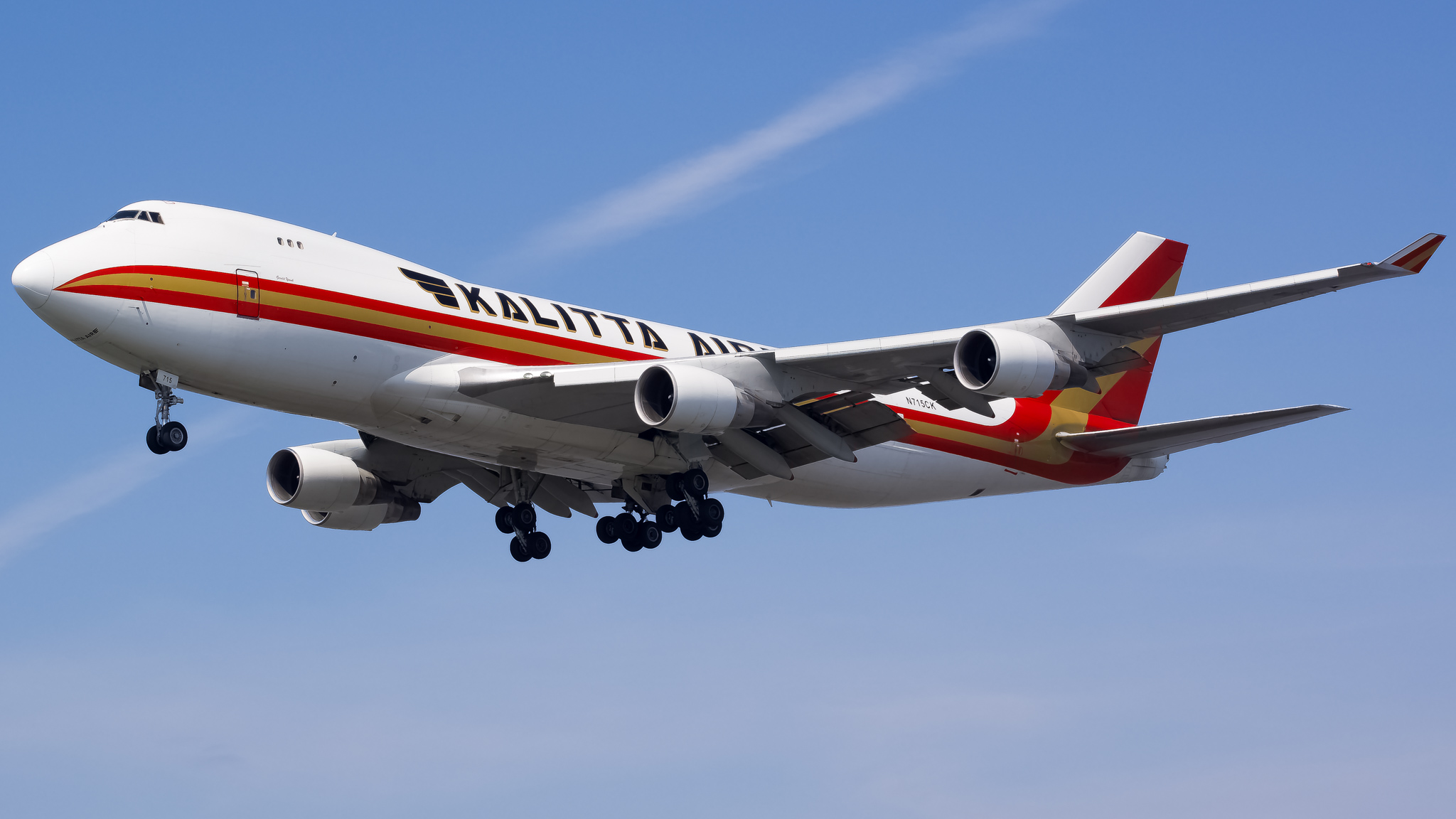 Full size: Kalitta Air Boeing 747-400F N715CK at Anchorage Ted Stevens International Airport
