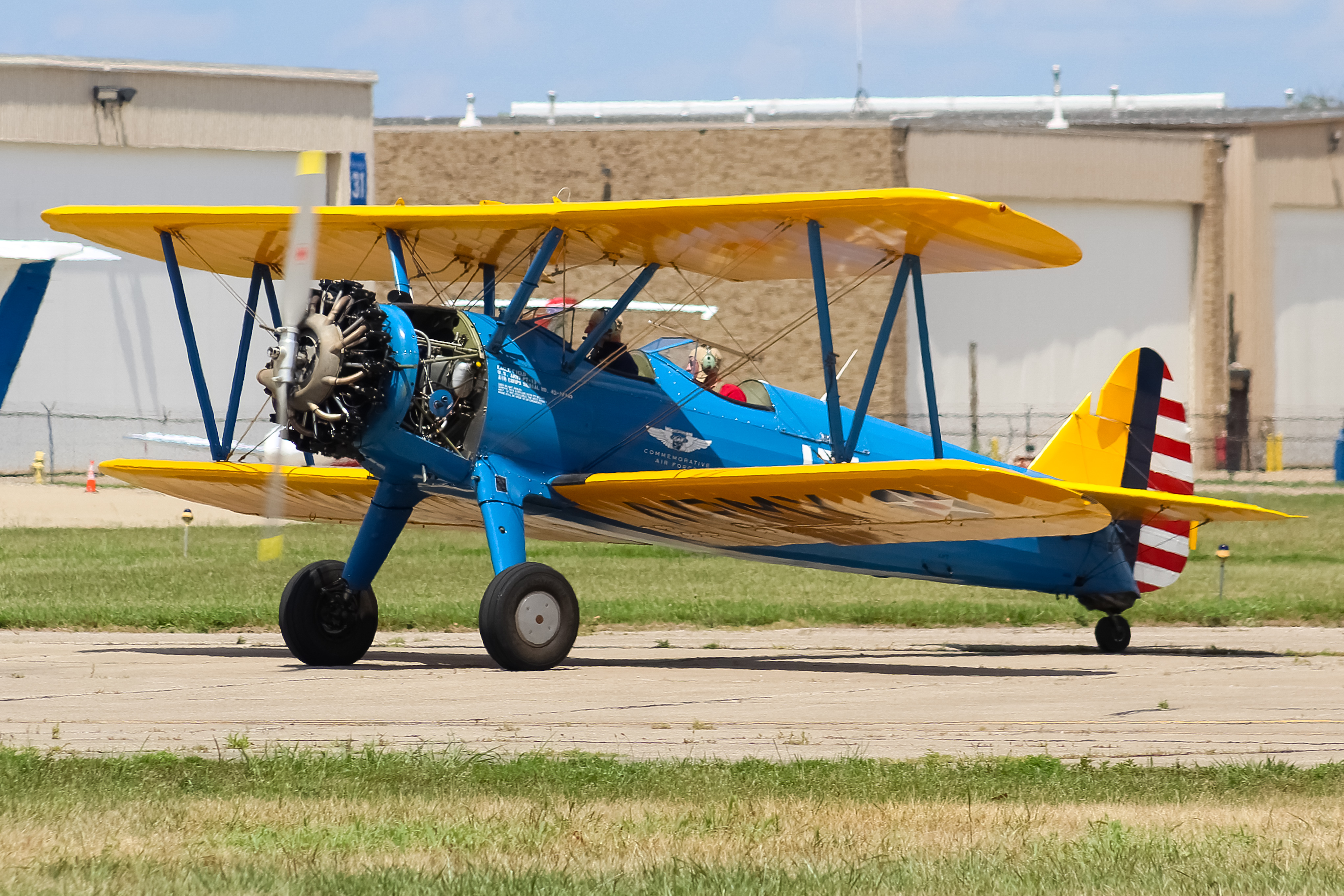 Full size: PRIVATE  Boeing Stearman N/A at Cincinnati Municipal Airport/Lunken Field