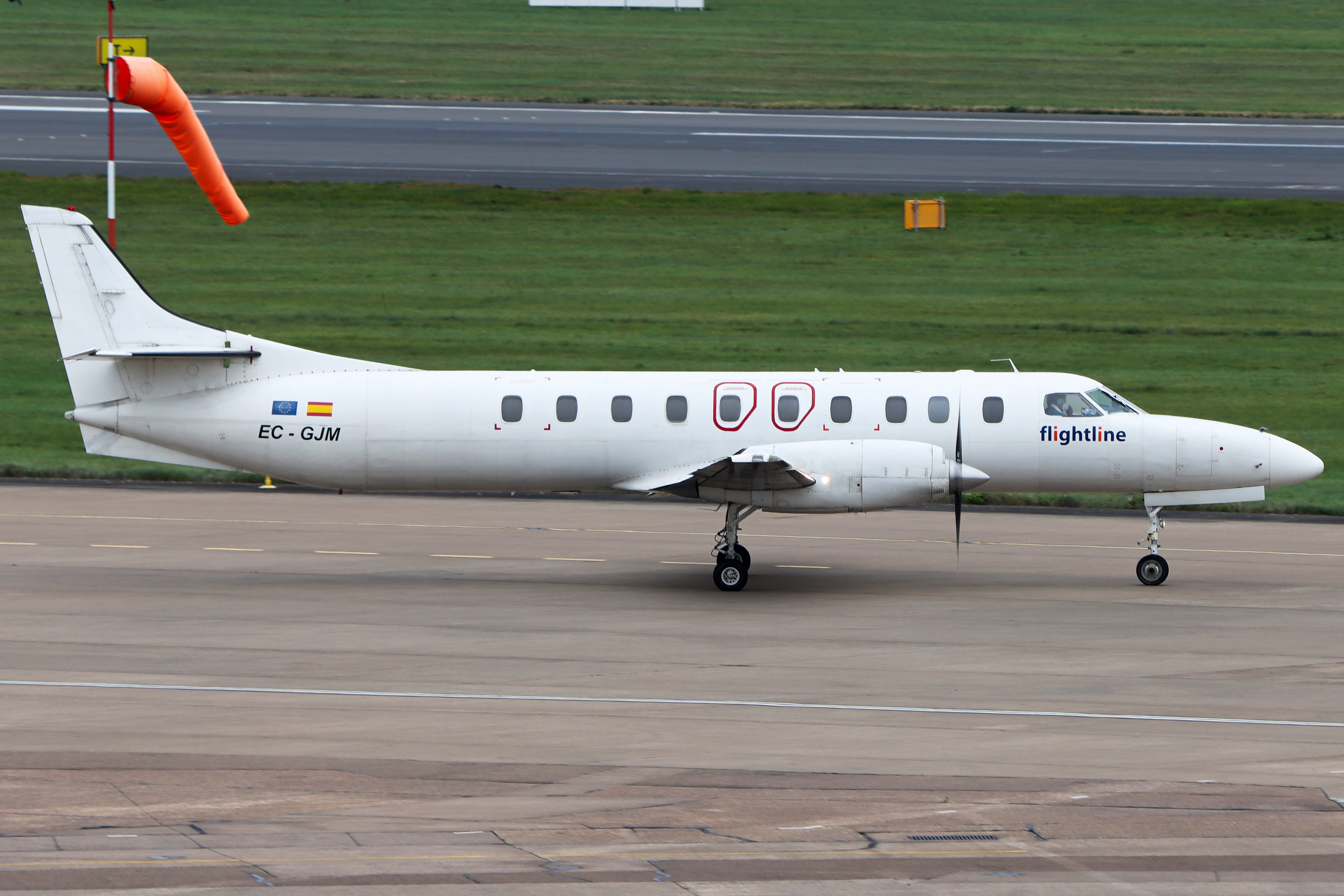 Full size: FLIGHTLINE Swearingen FAIRCHILD METROLINER EC-GJM at Birmingham Airport