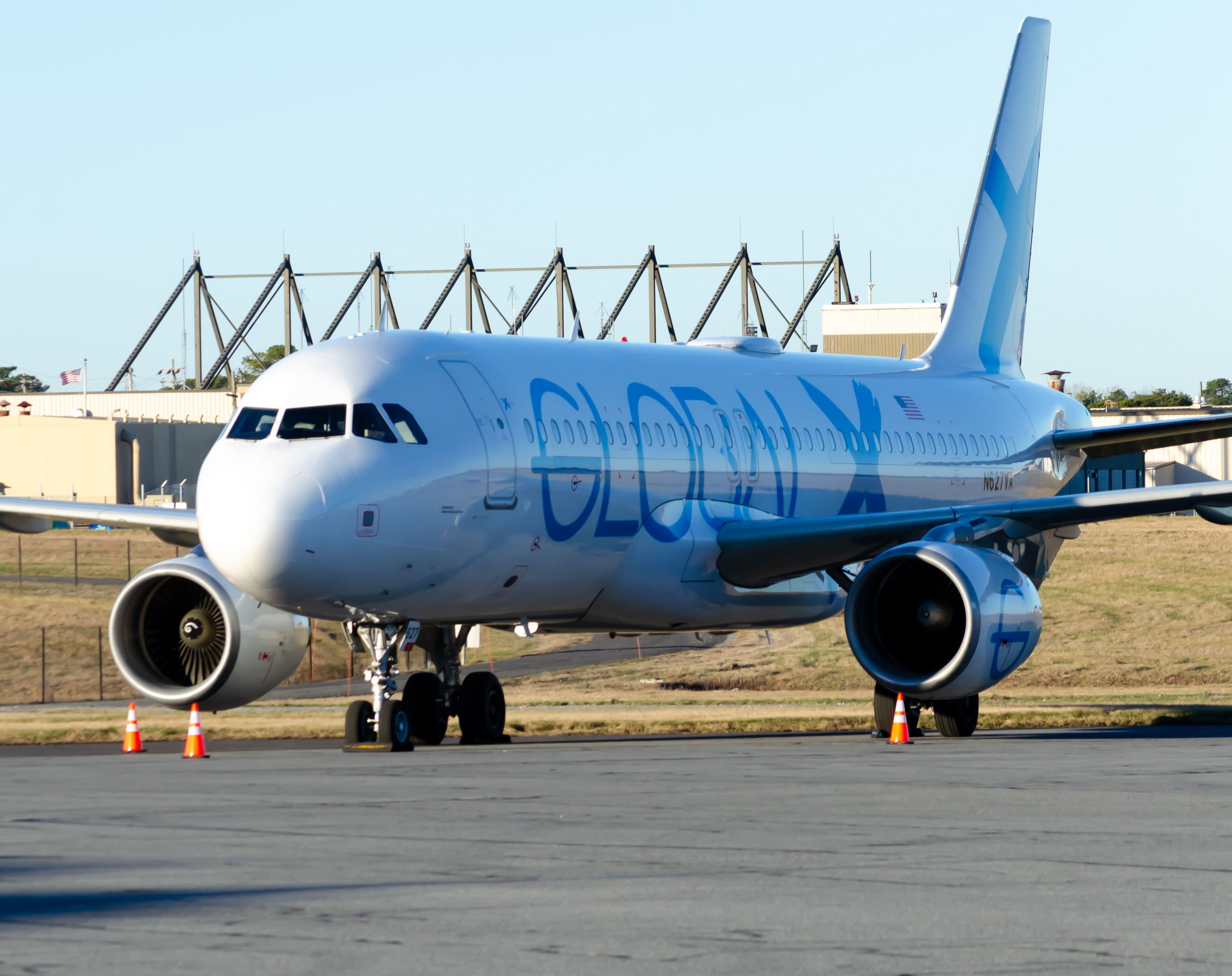 Full size: Global X Airbus A320 N267VA at Atlantic City International Airport