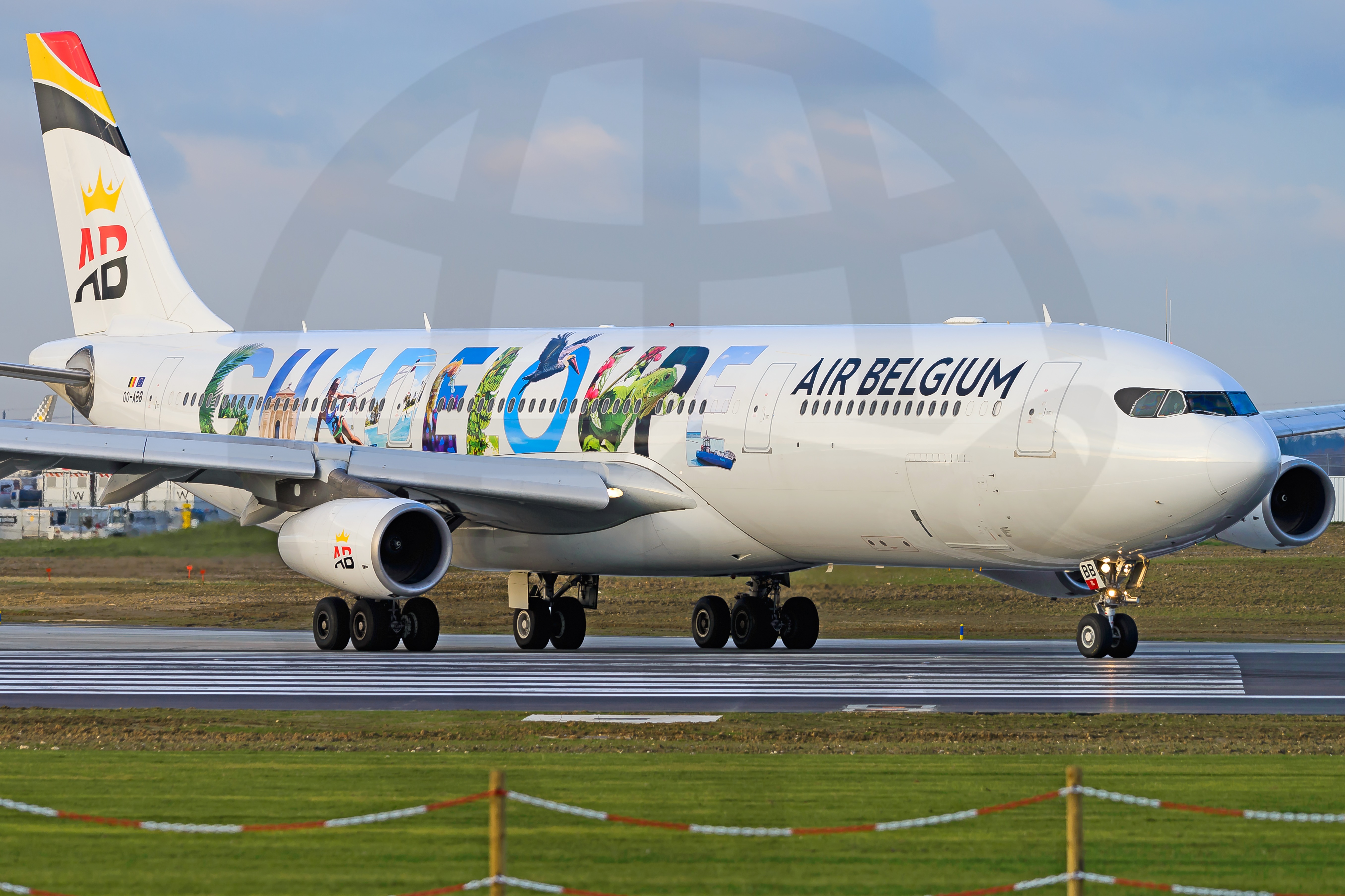 Full size: Air Belgium Airbus A340-300 OO-ABB at Paris Orly Airport