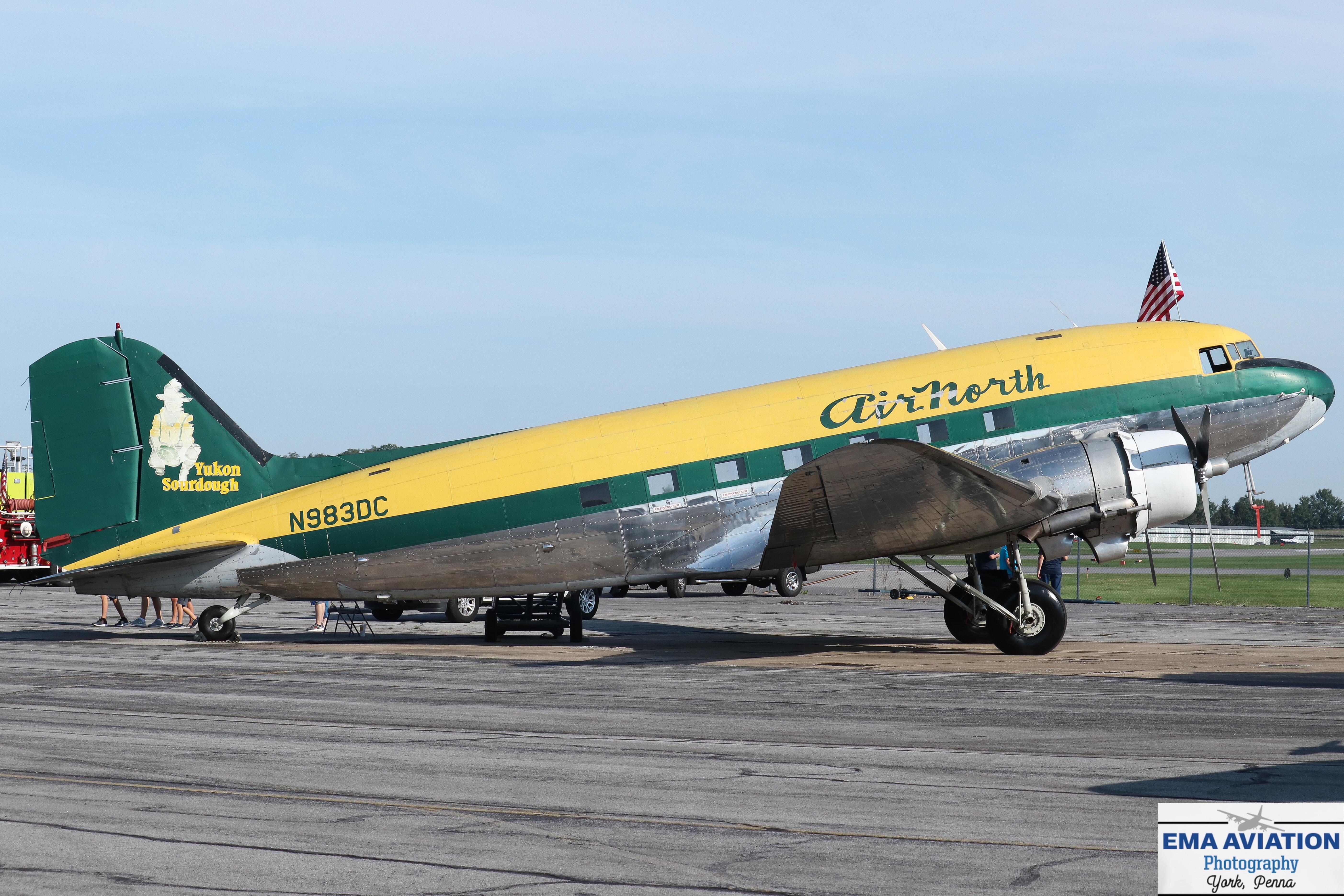 Full size: Air North Douglas DC-3 N983DC at Hagerstown Regional Airport-Richard A Henson Field