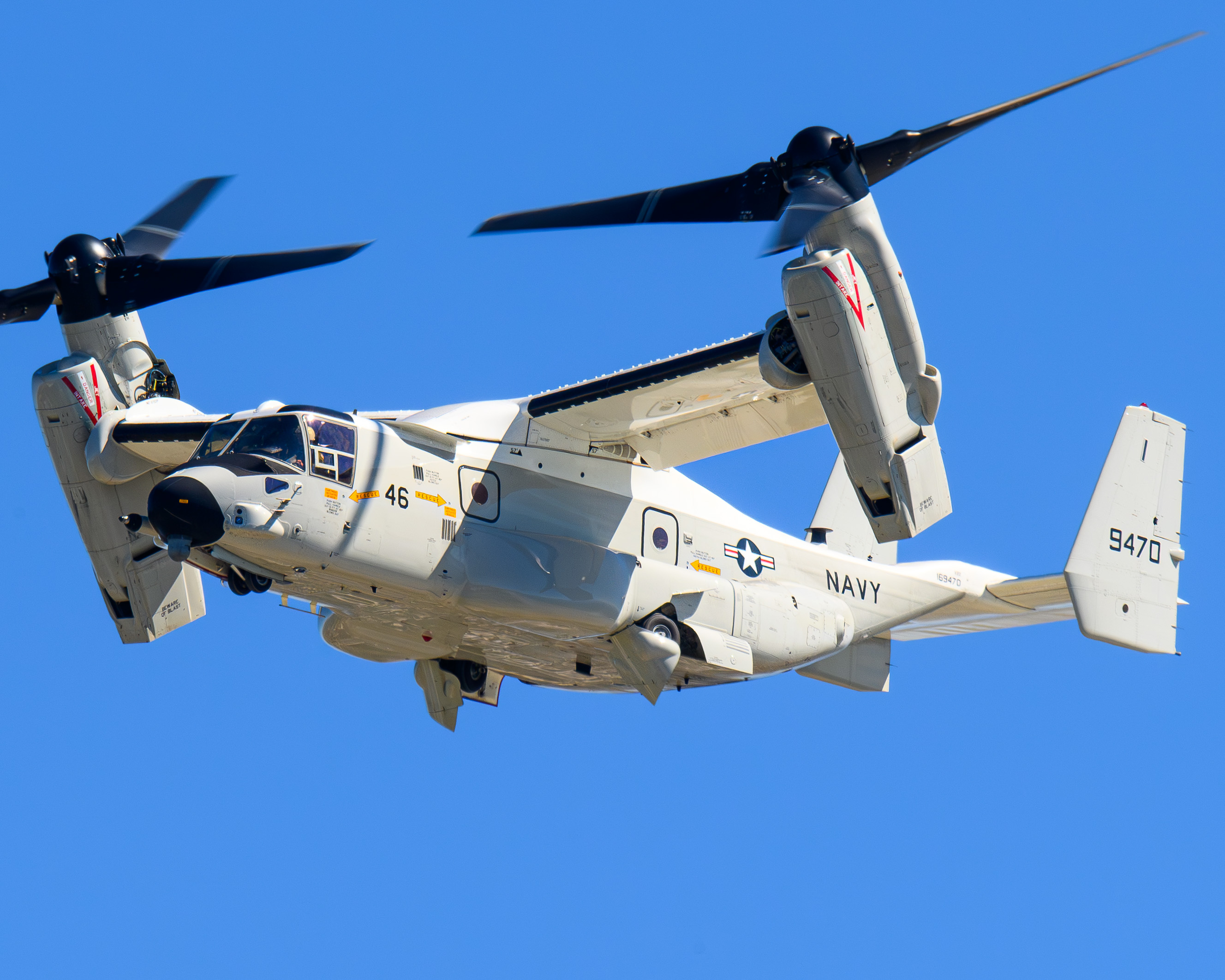 Full size: USN - United States Navy Bell Boeing CMV-22B Osprey 169470 at North Island NAS
