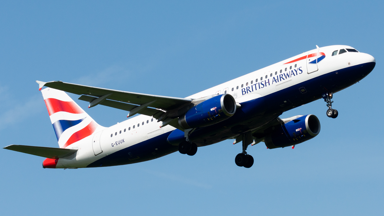 Full size: British Airways Airbus A320 G-EUUK at London Heathrow International Airport
