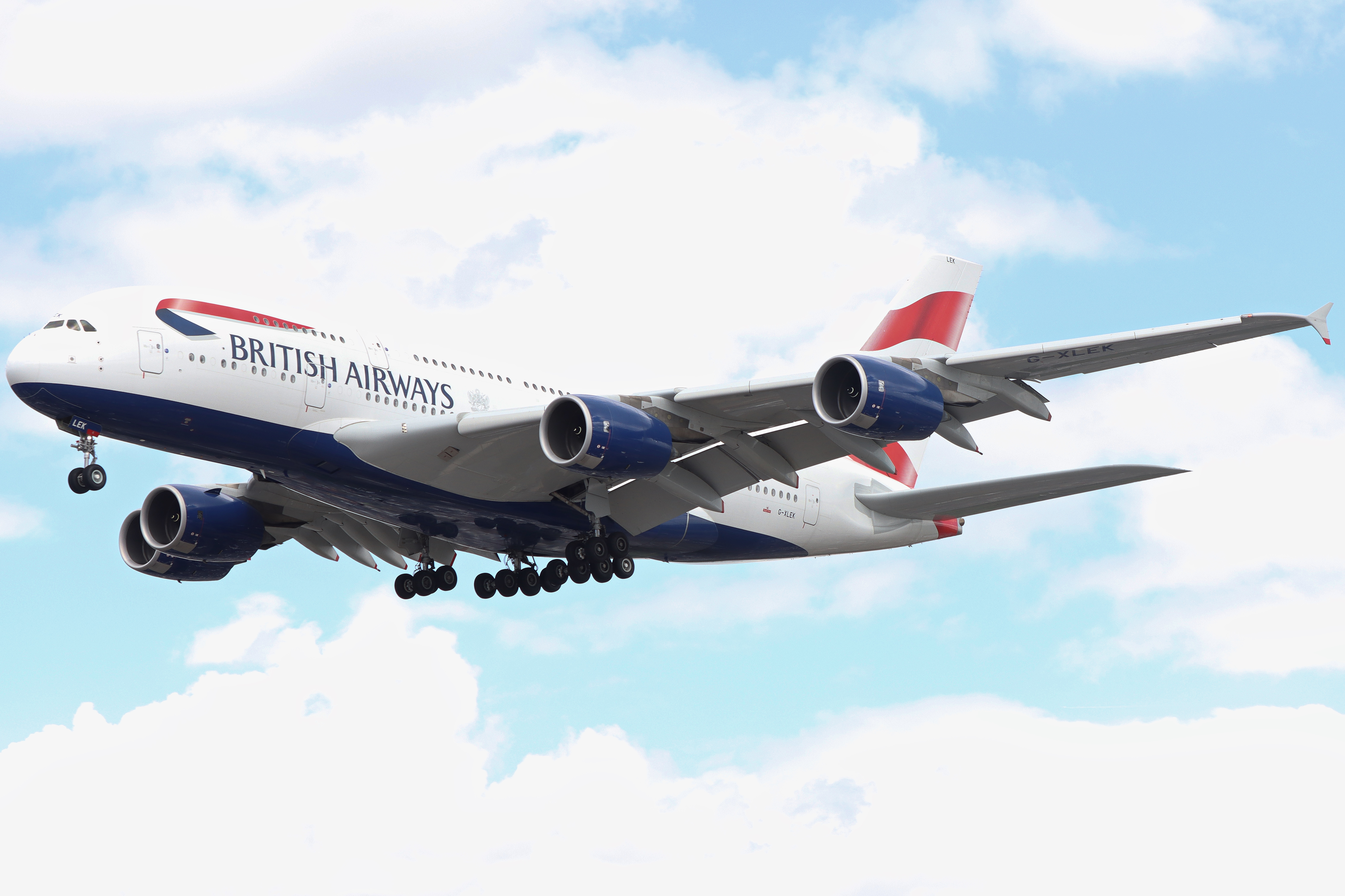 Full size: British Airways Airbus A380-800 G-XLEK at London Heathrow International Airport