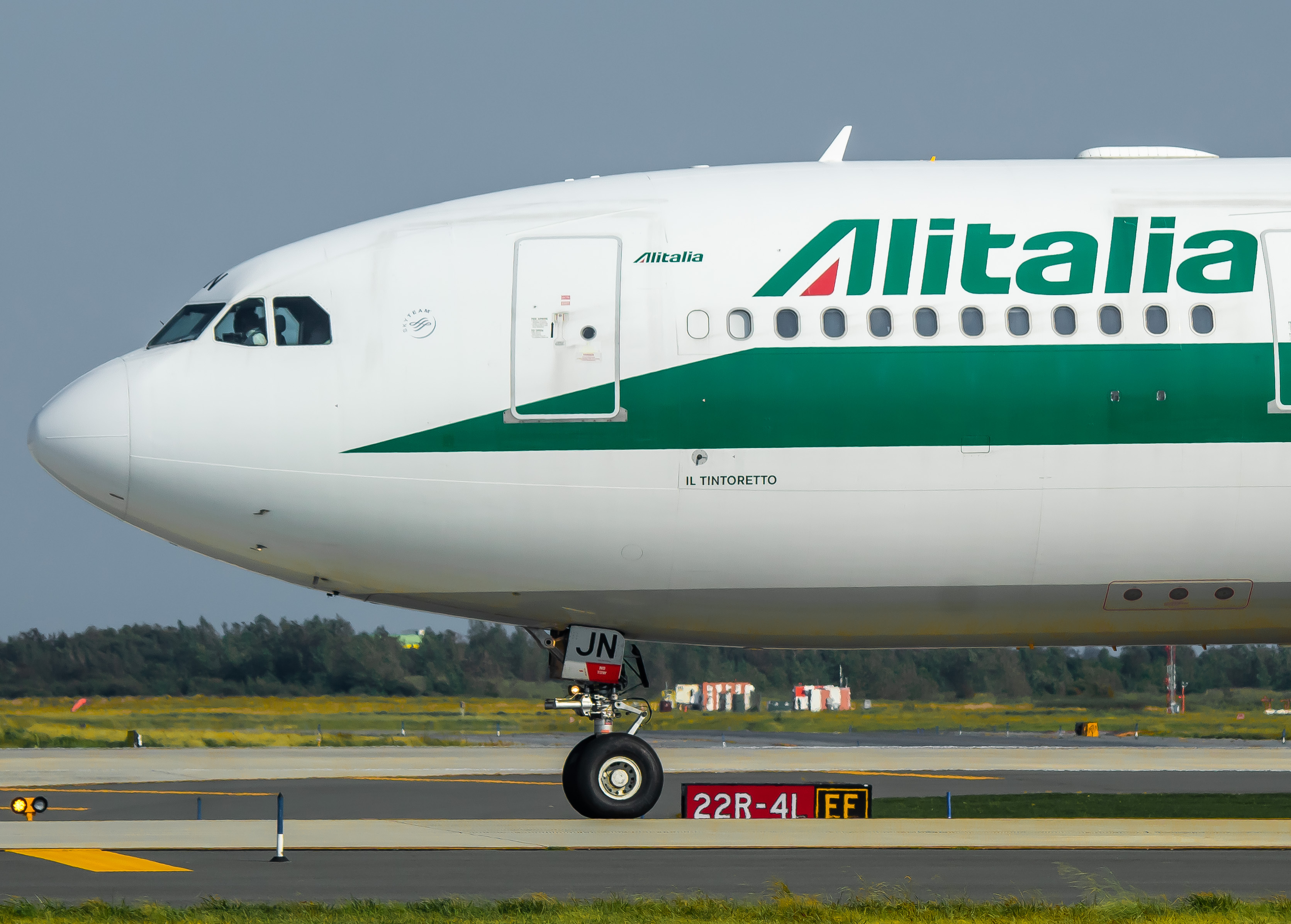 Full size: Alitalia Airbus A330-202 EI-EJN at John F. Kennedy International Airport