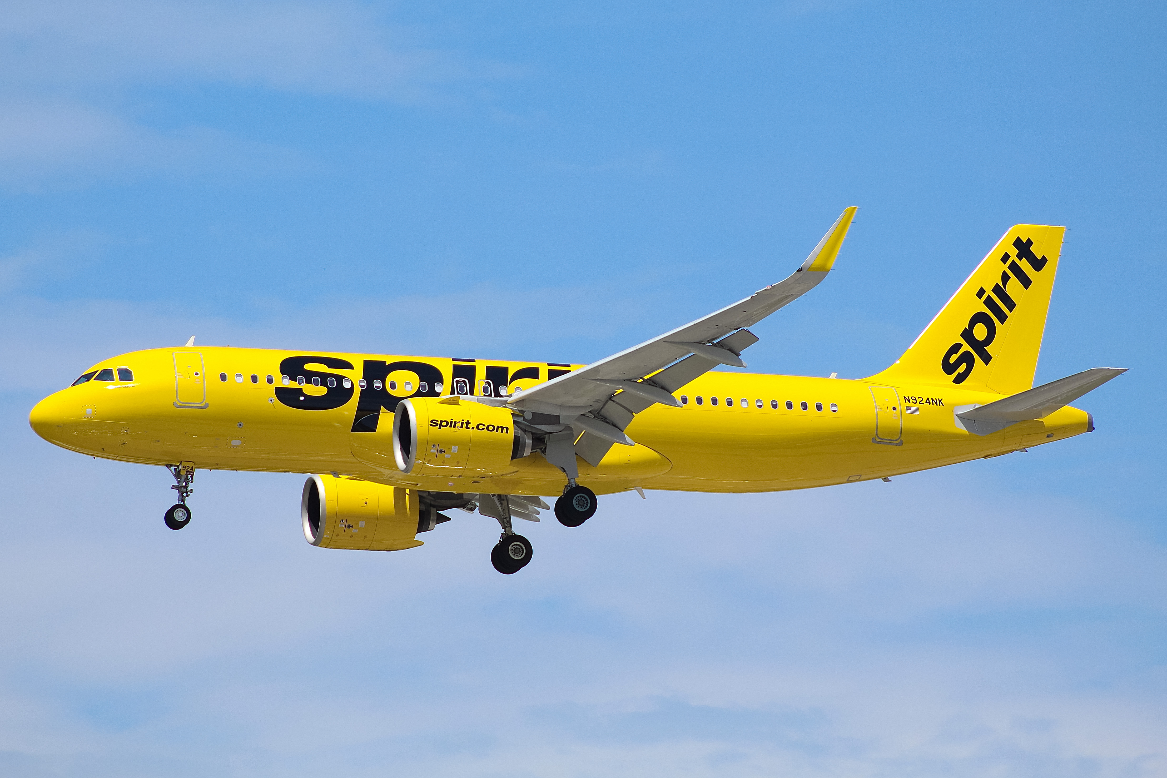 Full size: Spirit Airlines Airbus A320neo N924NK at Chicago O'Hare International Airport