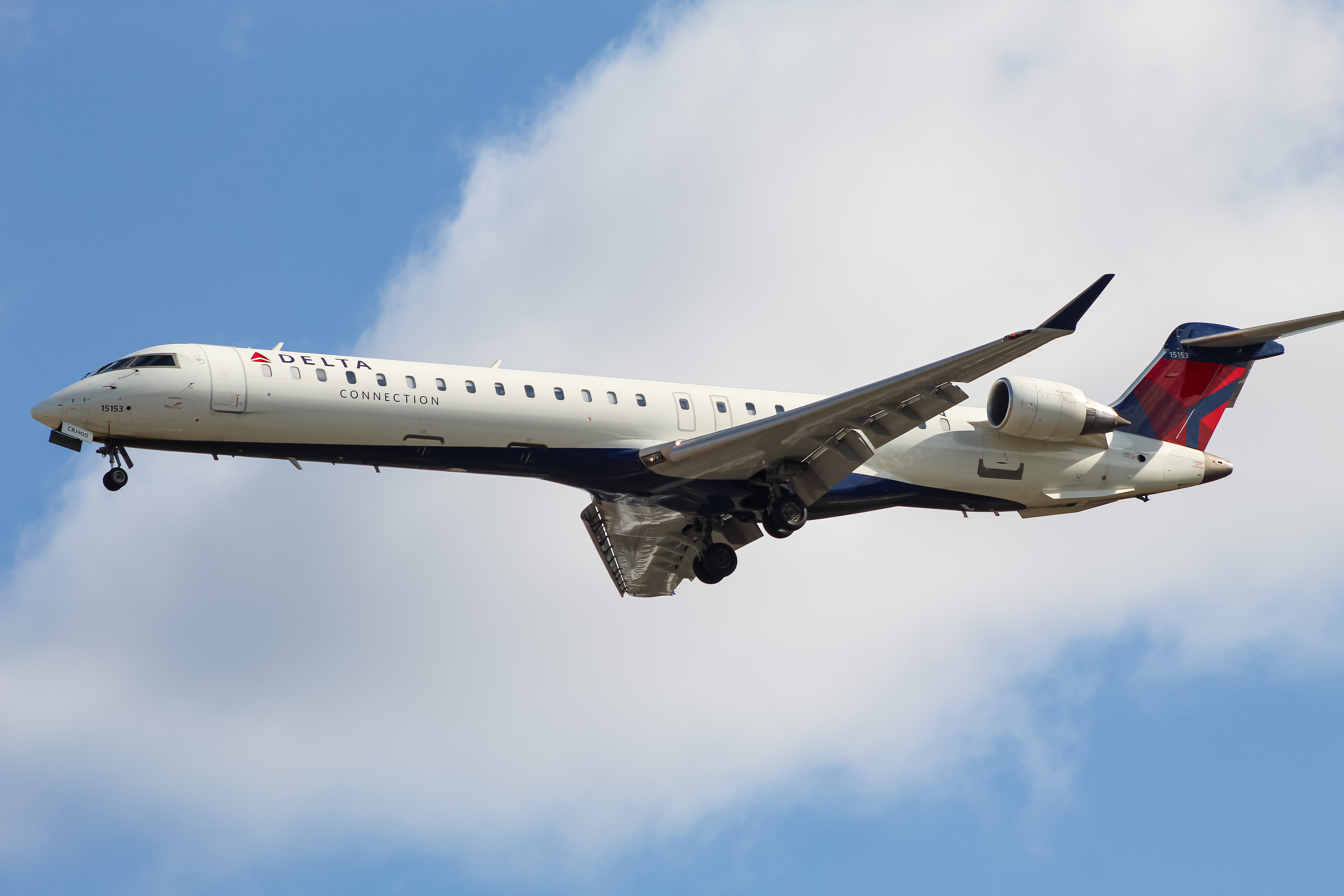 Full size: Delta Connection Mitsubishi CRJ-900 N153PQ at Baltimore/Washington International Thurgood Marshall Airport