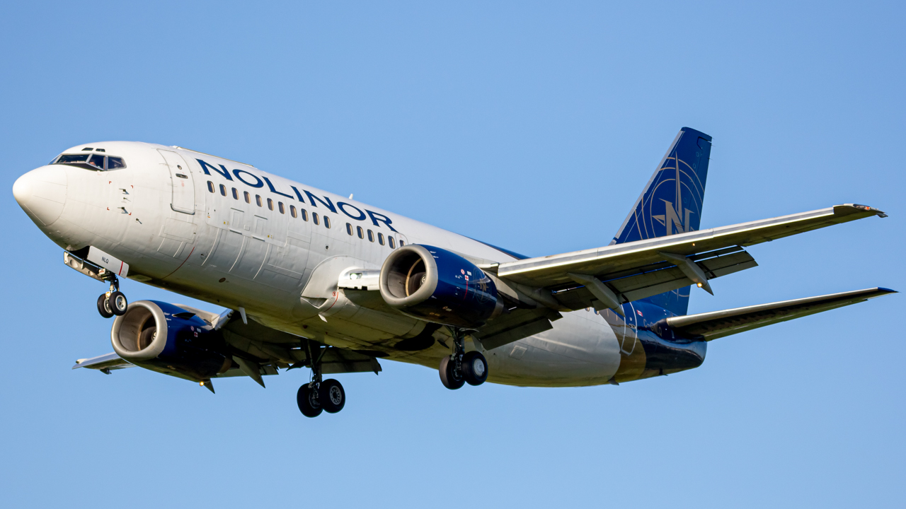 Full size: Nolinor Aviation Boeing 737-300 C-GNLQ at John Glenn Columbus International Airport