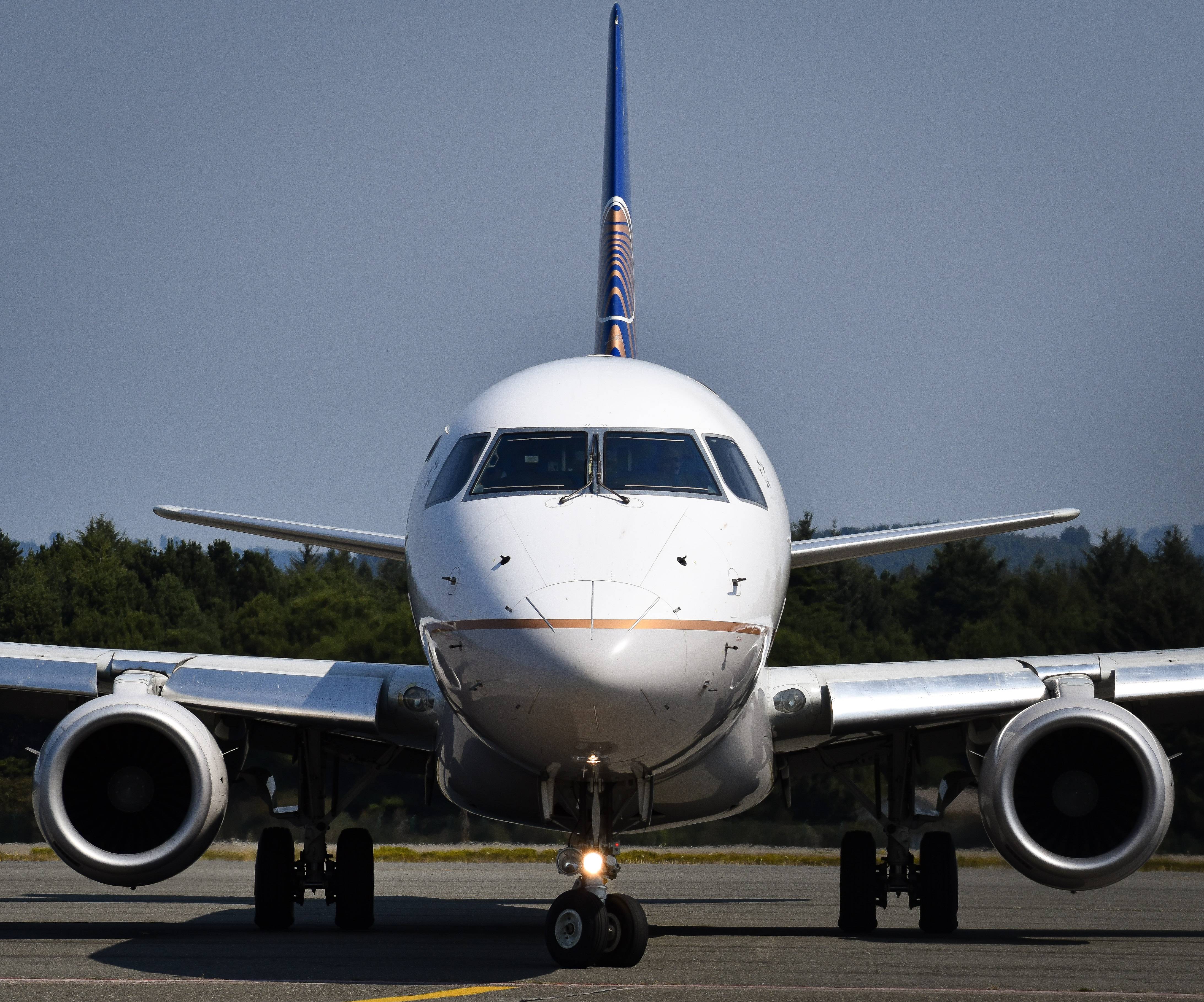 Full size: United Express Embraer E175 N150SY at Arcata Eureka Airport