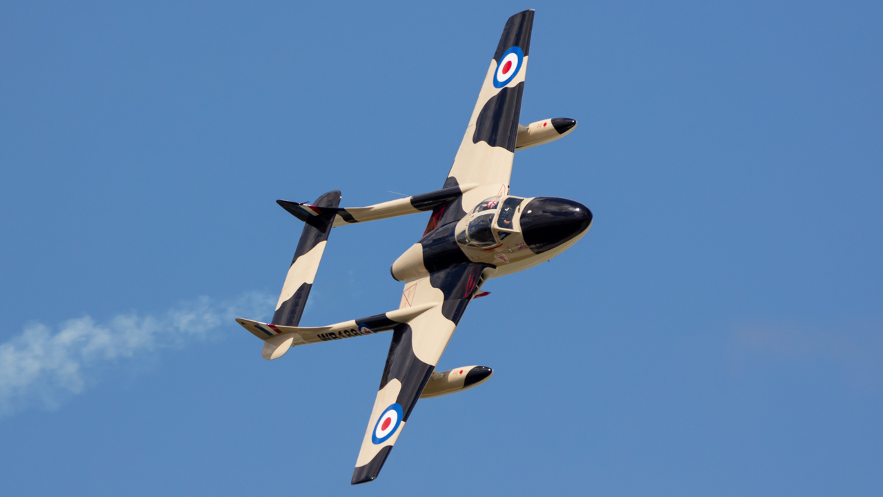 Full size: PRIVATE De Havilland DH-115 Vampire N23105 at James M Cox Dayton International Airport
