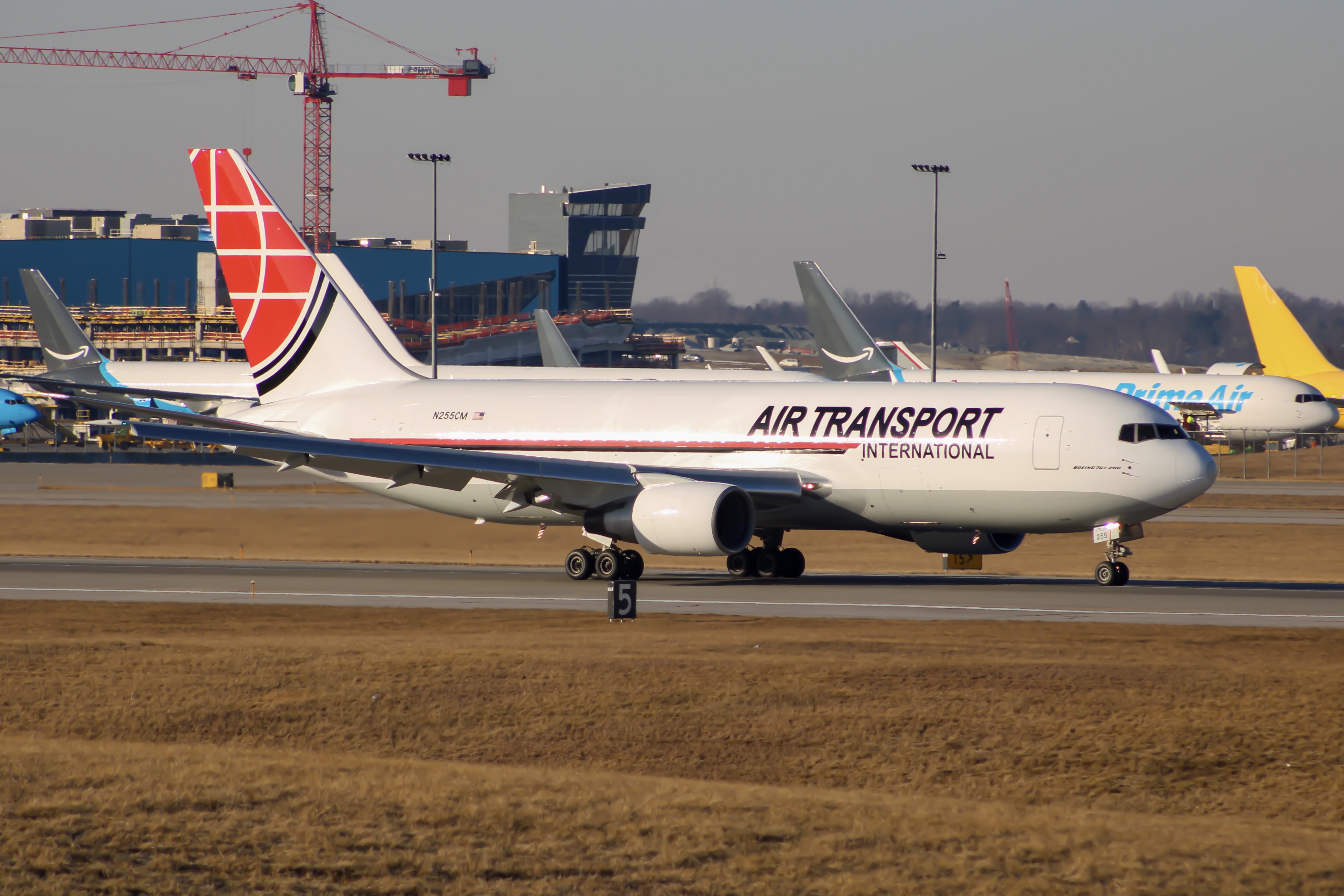 Full size: Air Transport International Boeing 767-200F N255CM at Cincinnati/Northern Kentucky International Airport
