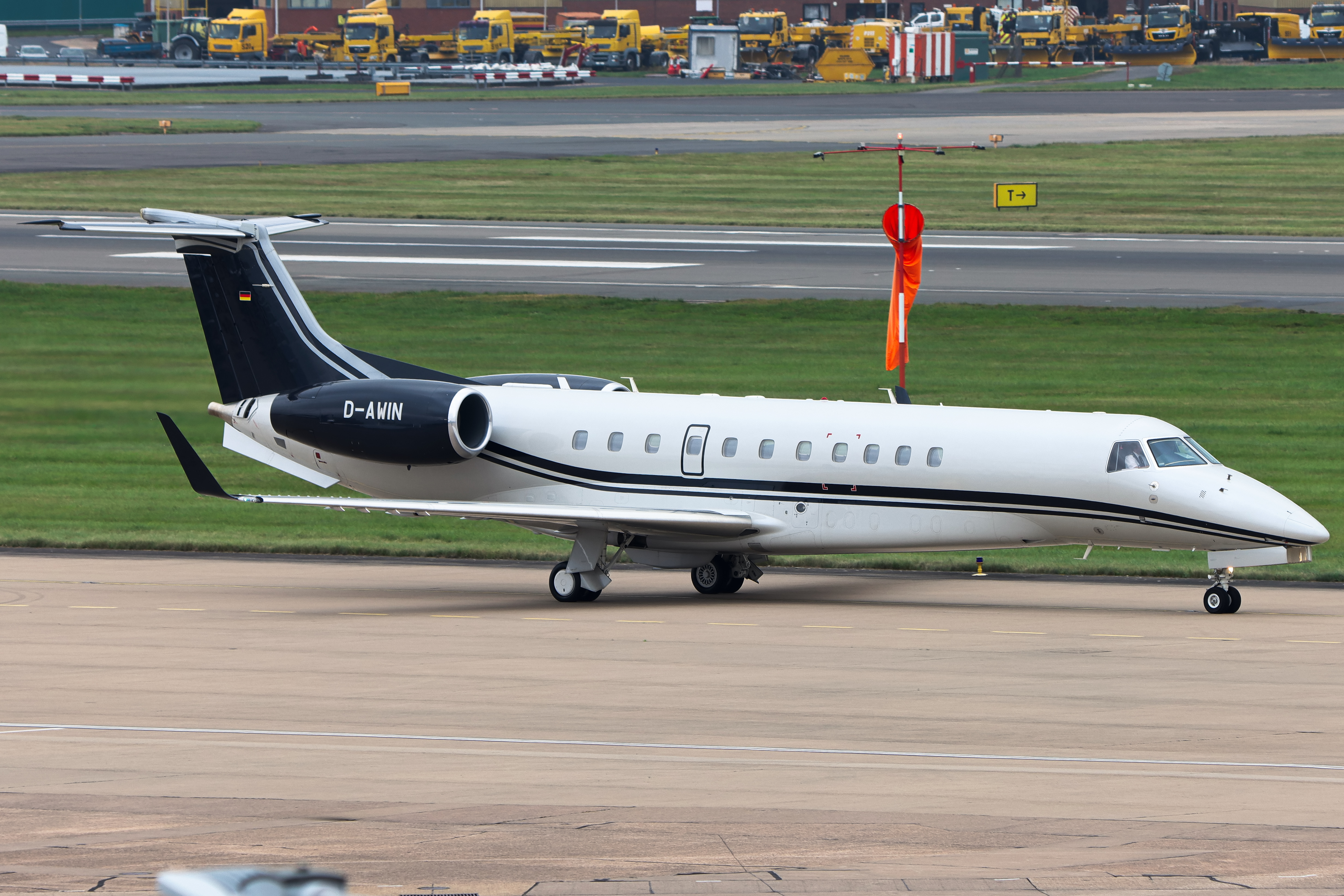 Full size: PRIVATE Embraer Legacy 650 D-AWIN at Birmingham Airport