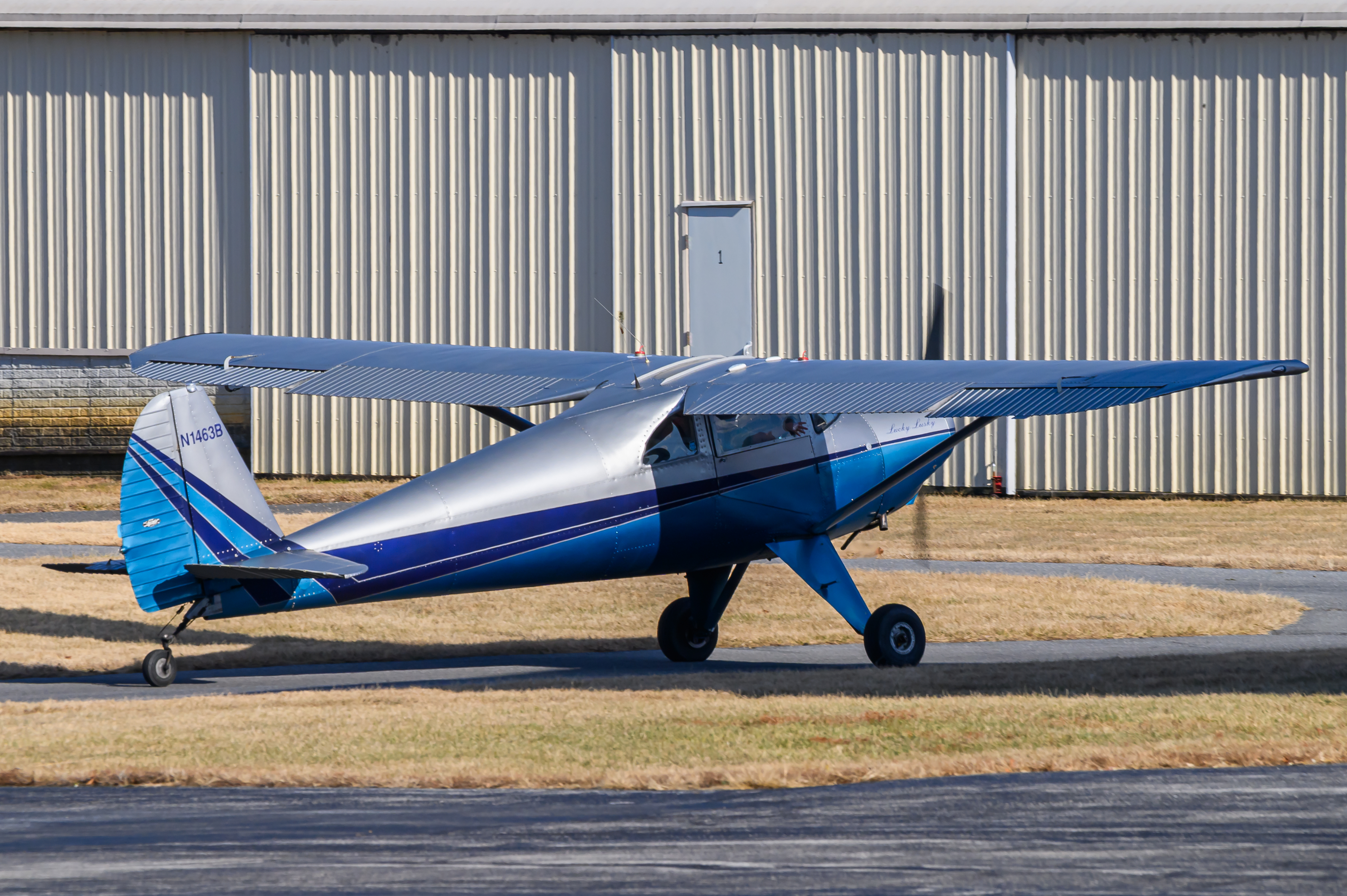 Full size: PRIVATE Luscombe 8E N1463B at Montgomery County Airpark