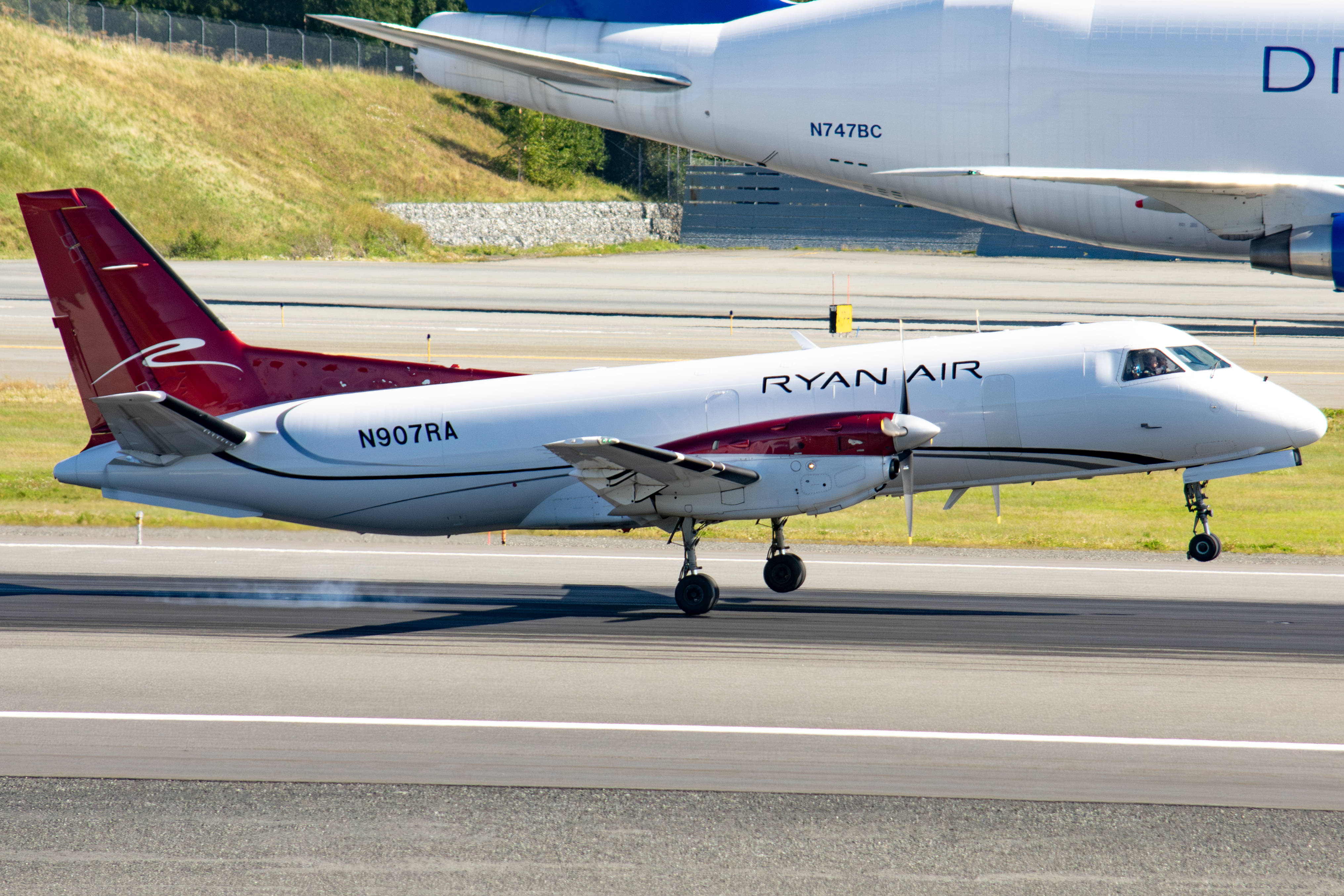 Full size: Ryan Air Saab 340 N907RA at Anchorage Ted Stevens International Airport