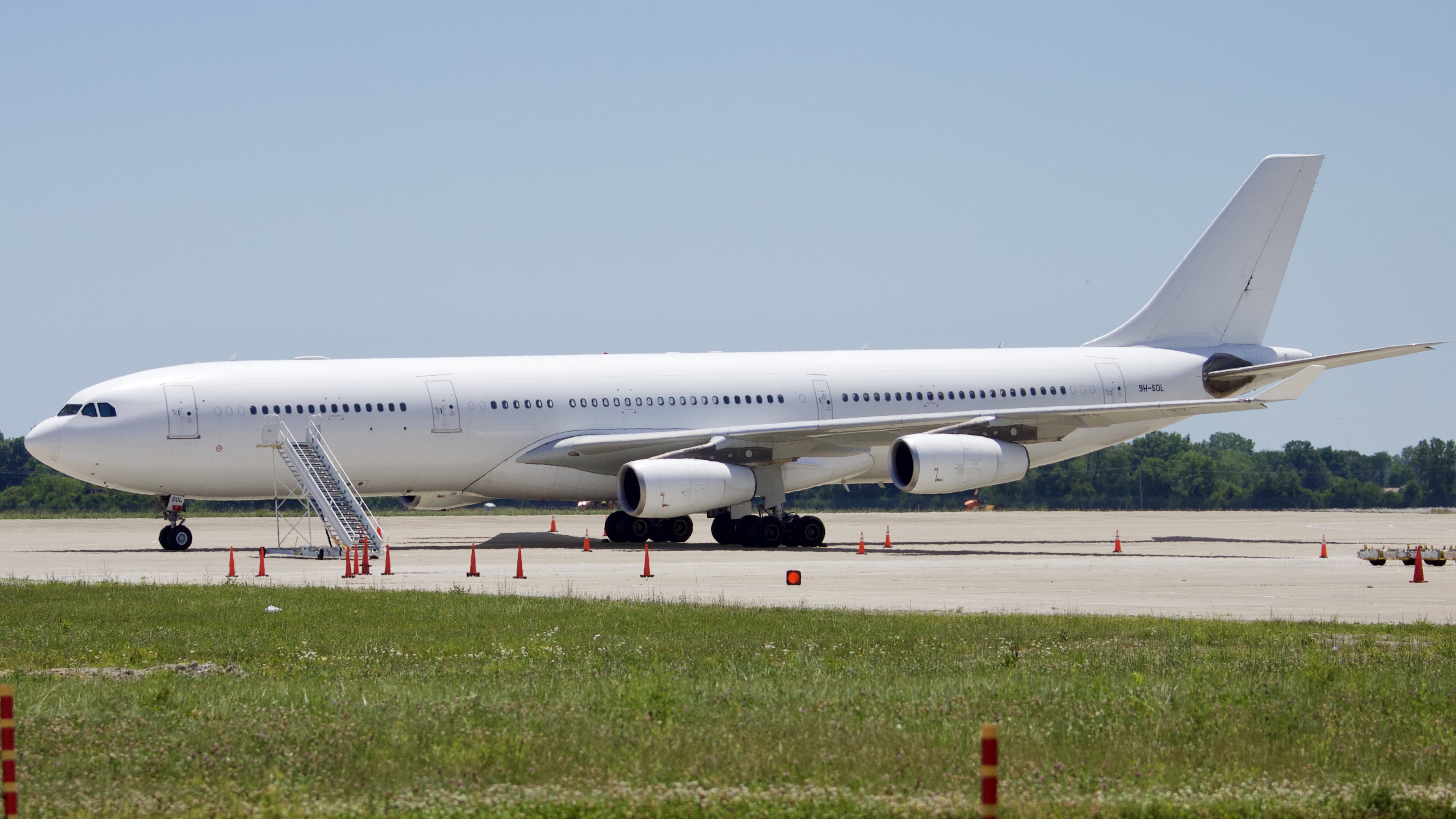 Full size: HiFly Malta Airbus A340-300 9H-SOL at Rickenbacker International Airport