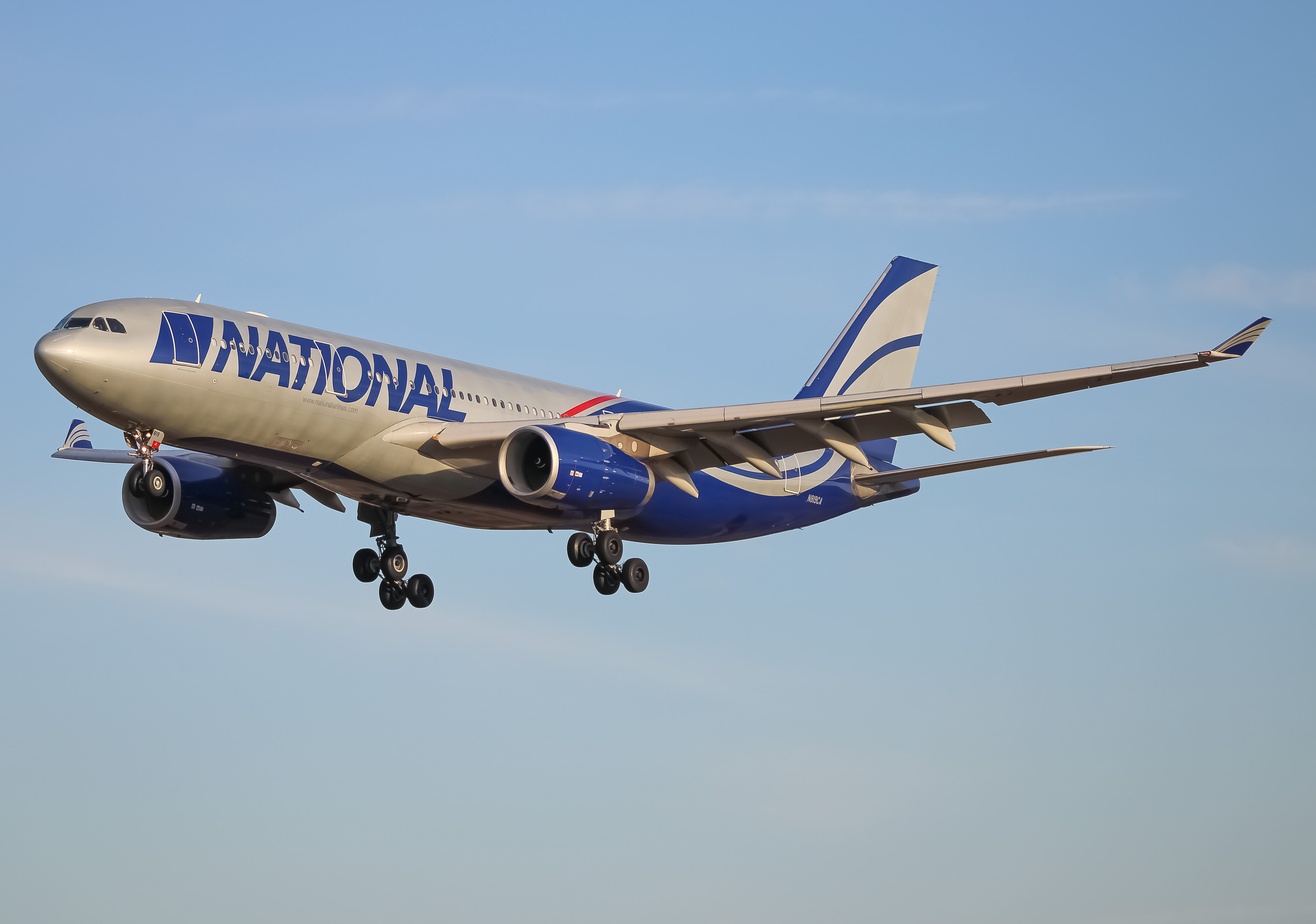 Full size: National Airlines Airbus A330-200 N819CA at Baltimore/Washington International Thurgood Marshall Airport