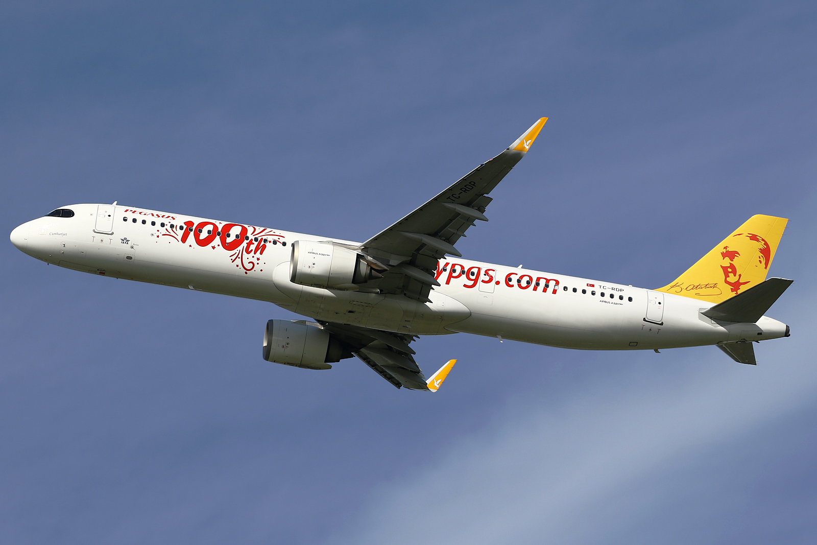Full size: Pegasus Air Airbus A321NEO TC-RDP at Amsterdam Schiphol Airport
