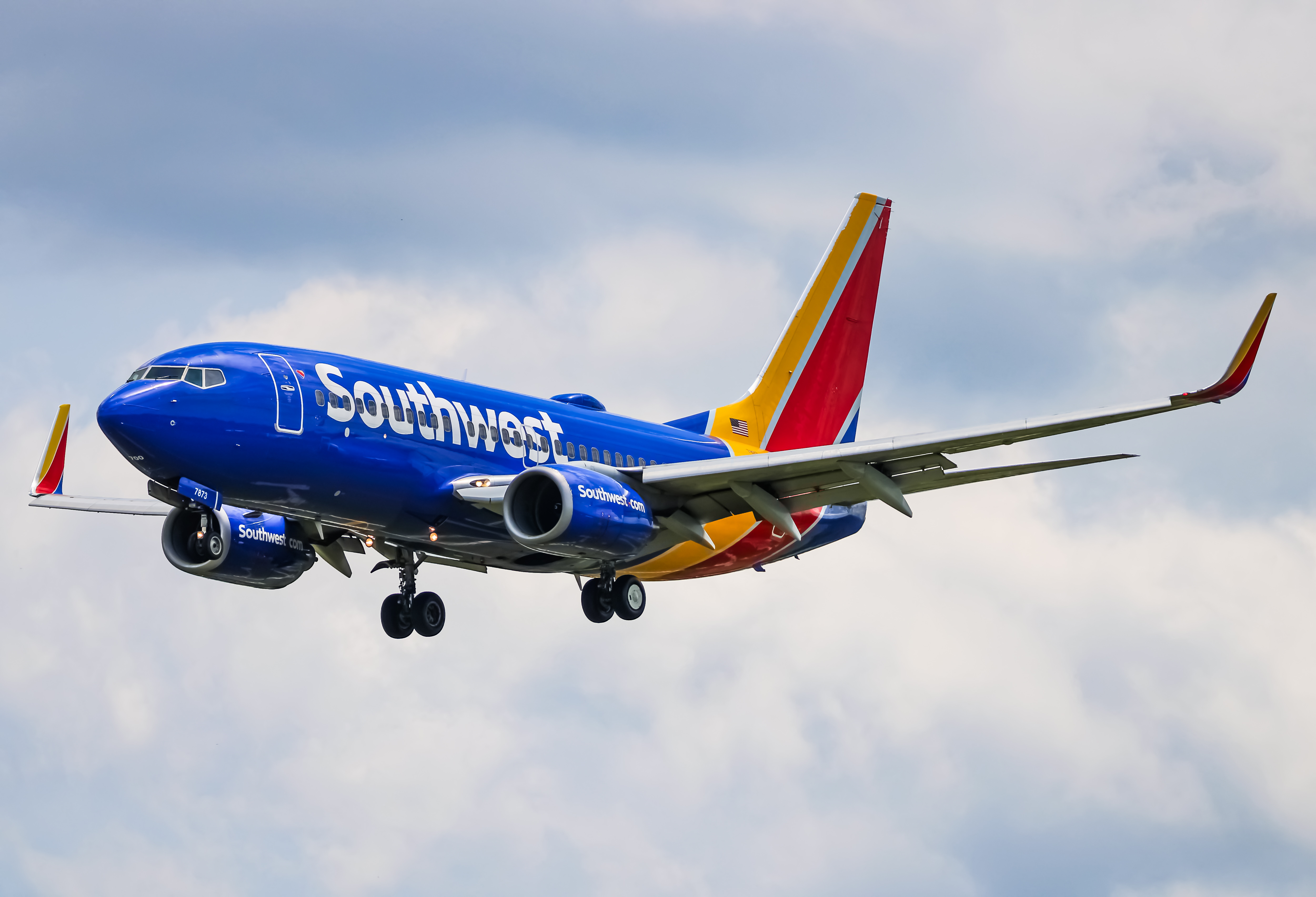Full size: Southwest Airlines Boeing 737-700 N7873A at Baltimore/Washington International Thurgood Marshall Airport