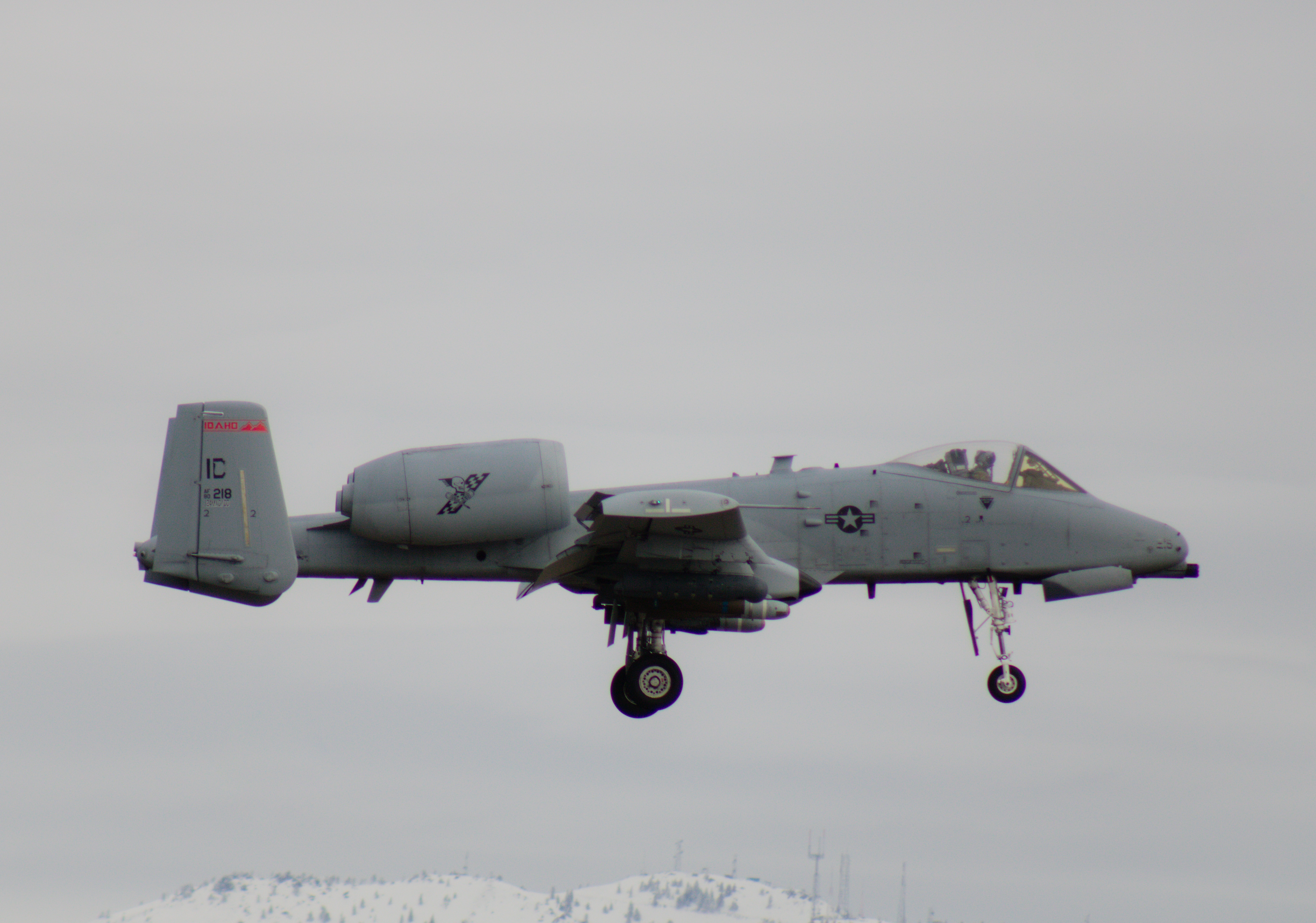 Full size: Air National Guard Fairchild A-10 Thunderbolt 80-0218 at Boise Air Terminal/Gowen Field