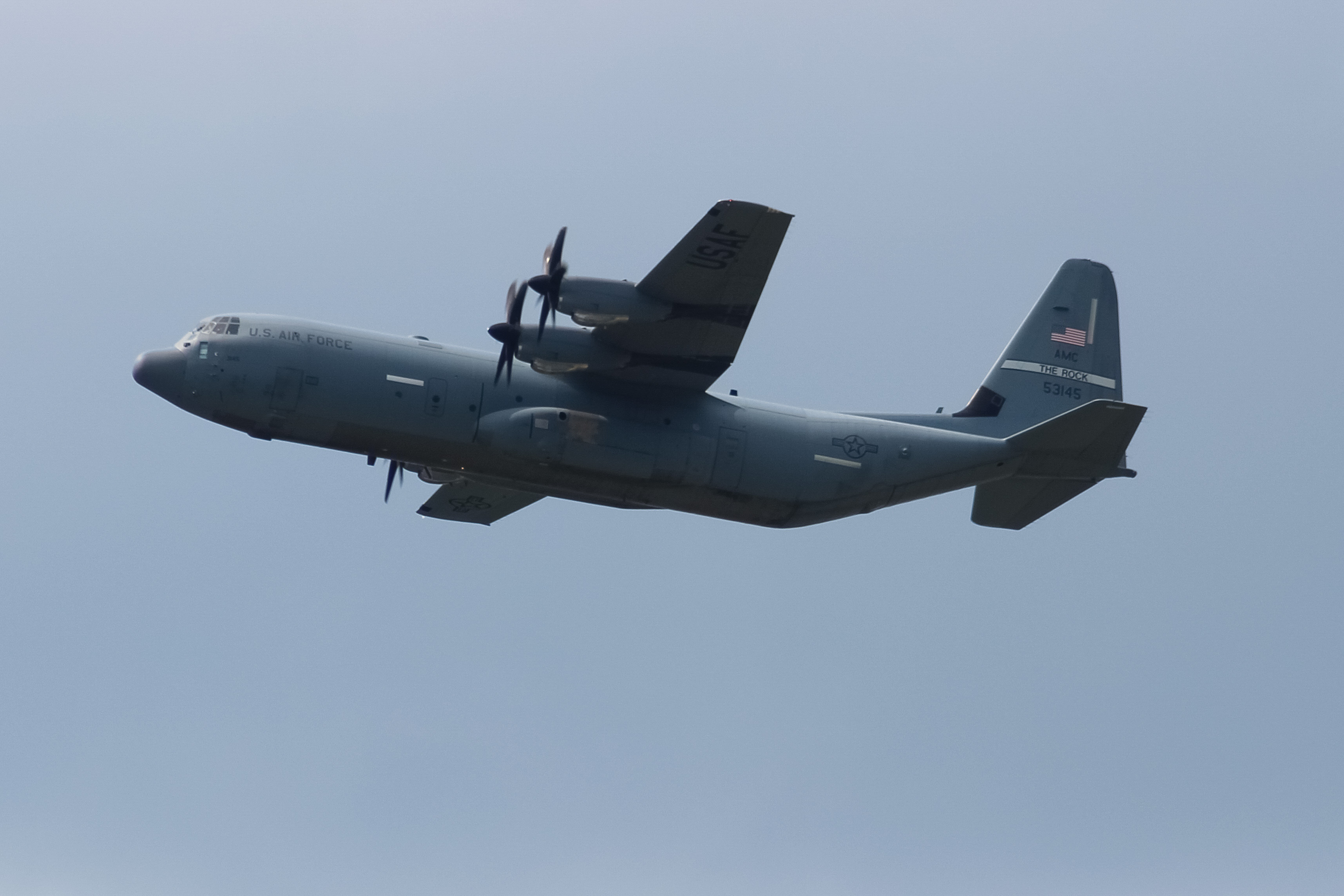 Full size: USAF - United States Air Force Lockheed C-130J Hercules 05-3145 at Wright-Patterson Air Force Base