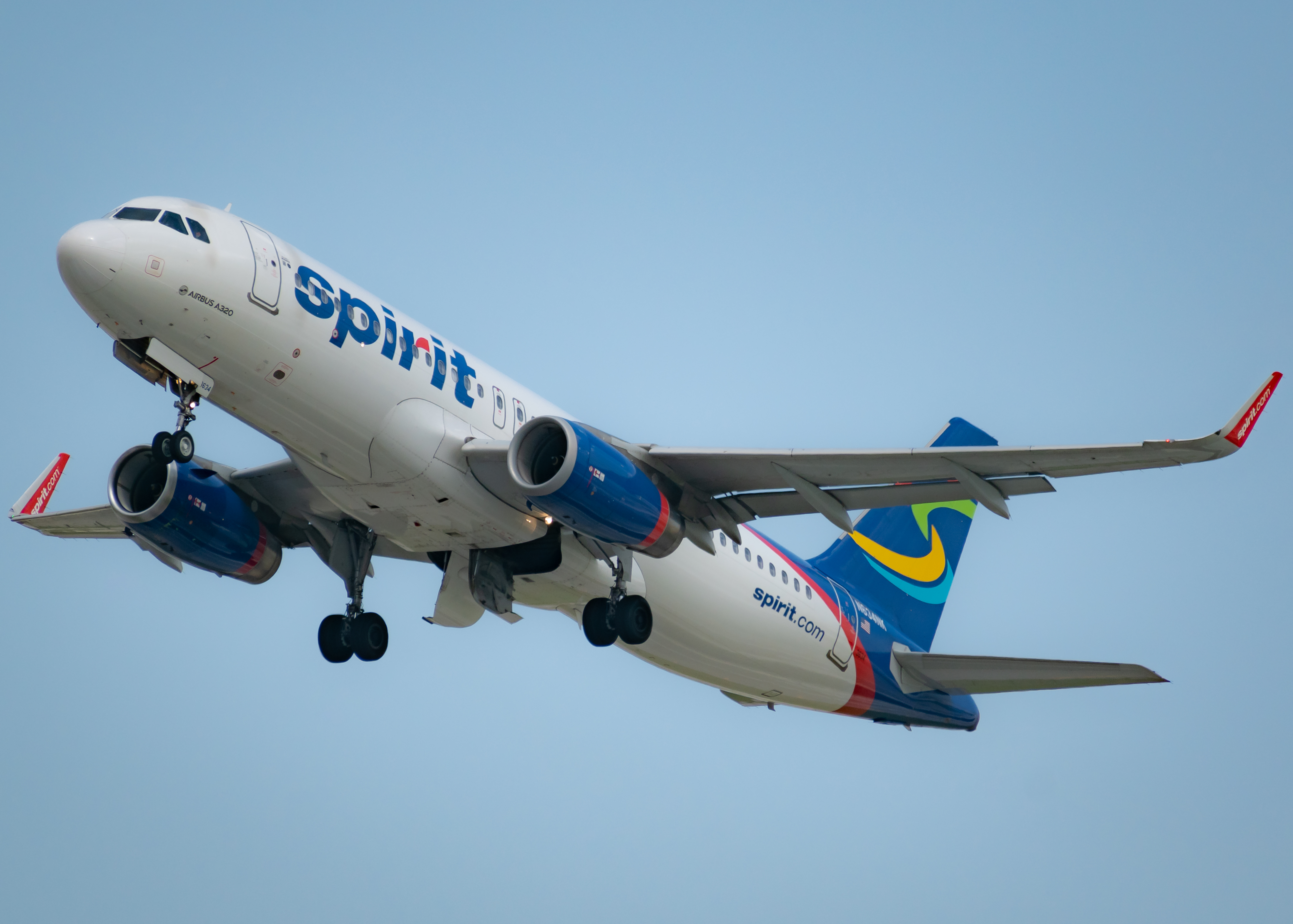 Full size: Spirit Airlines Airbus A320 N634NK at Fort Lauderdale/Hollywood International Airport