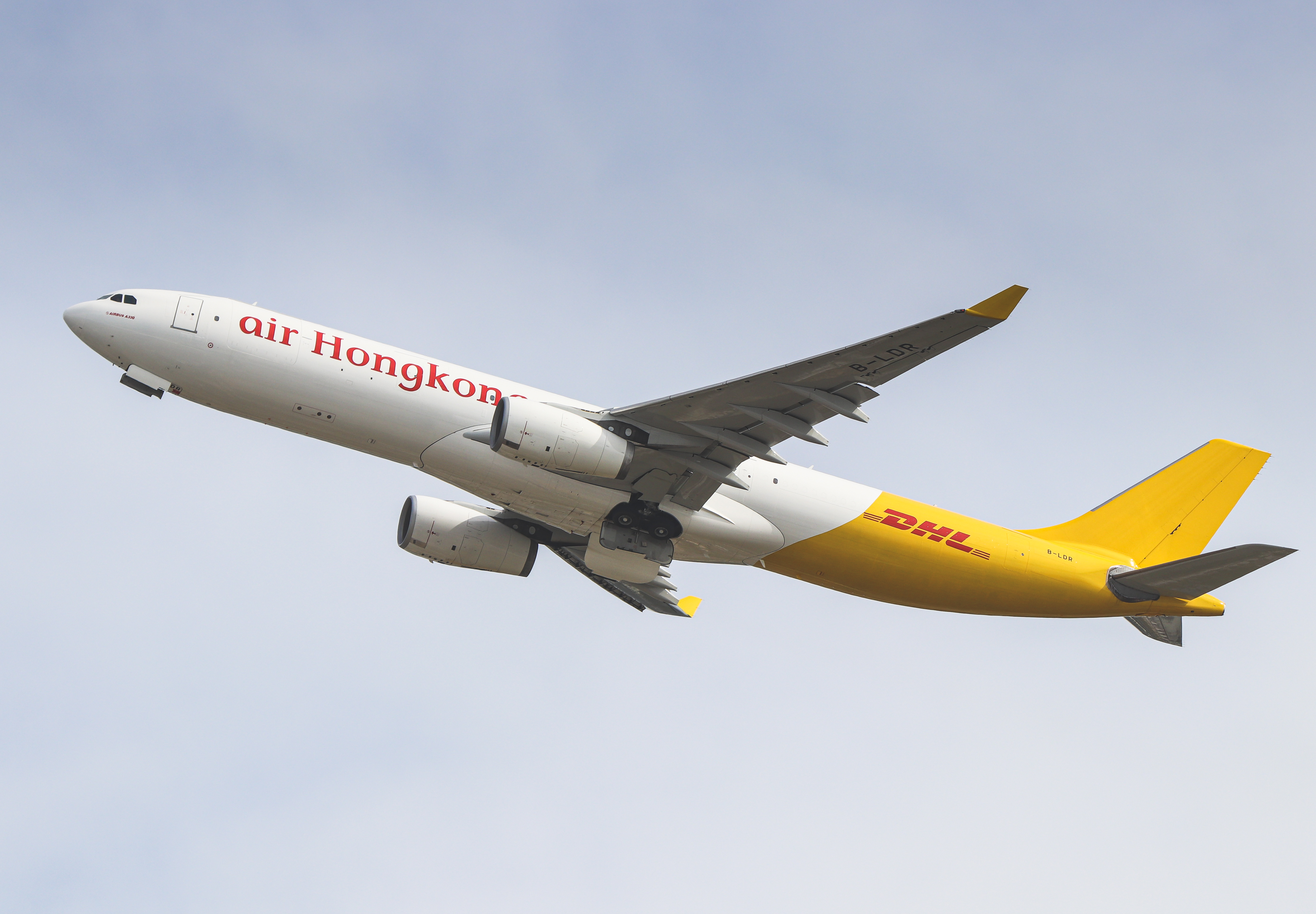 Full size: Air Hong Kong Airbus A330-300P2F B-LDR at Hong Kong International Airport