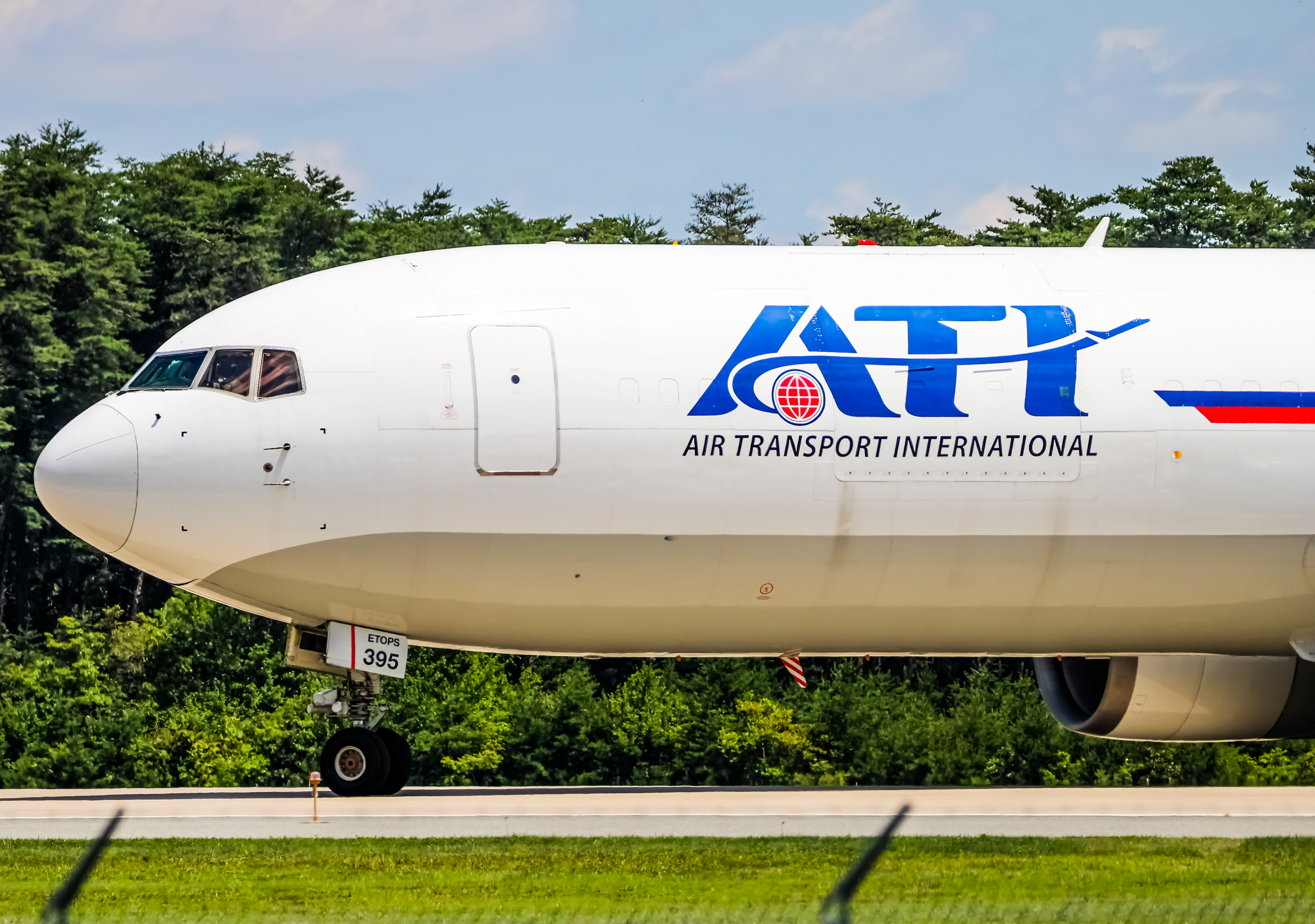 Full size: Air Transport International Boeing 767-300F N395CM at Baltimore/Washington International Thurgood Marshall Airport
