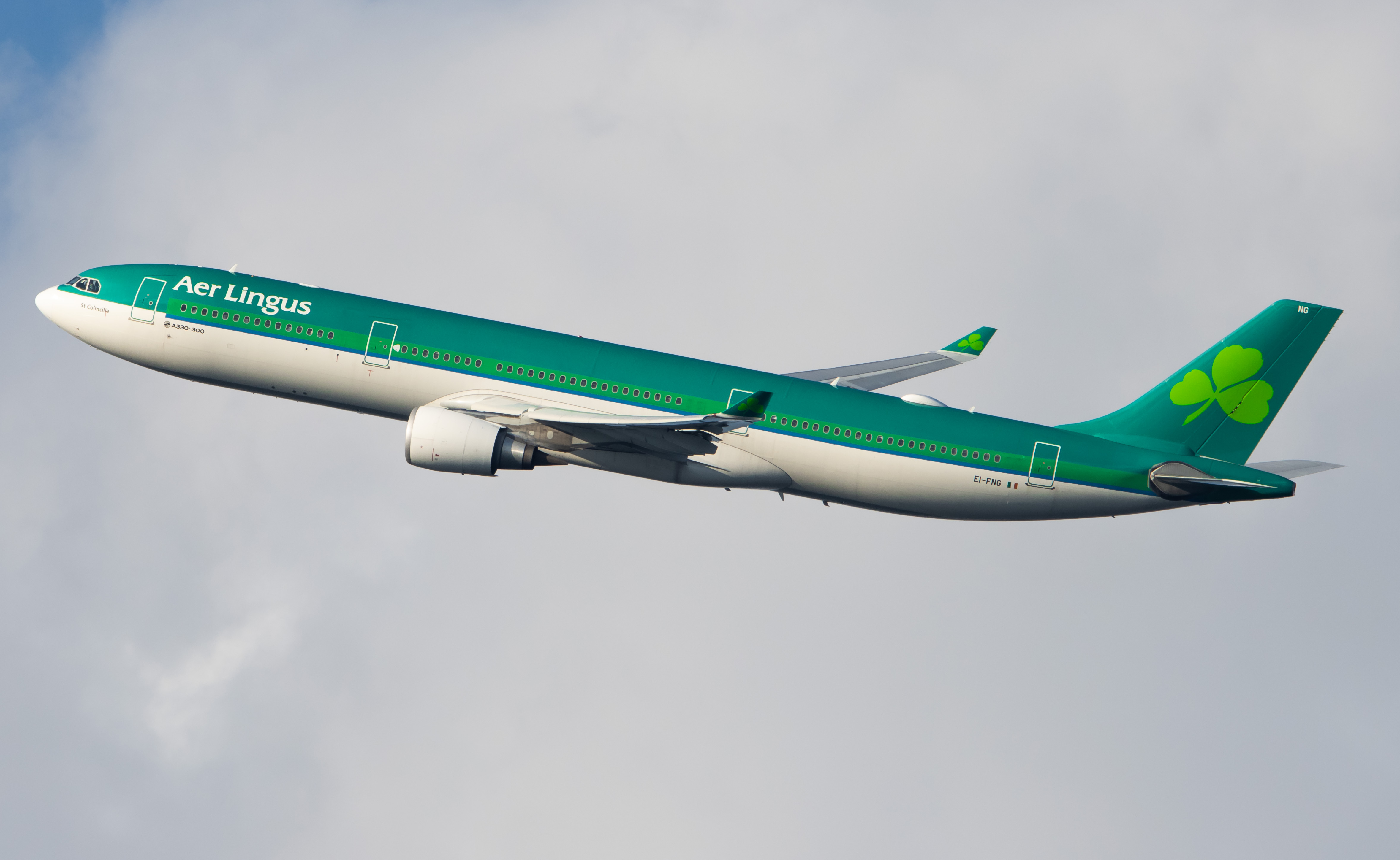 Full size: Aer Lingus Airbus A330-300 EI-FNG at John F. Kennedy International Airport