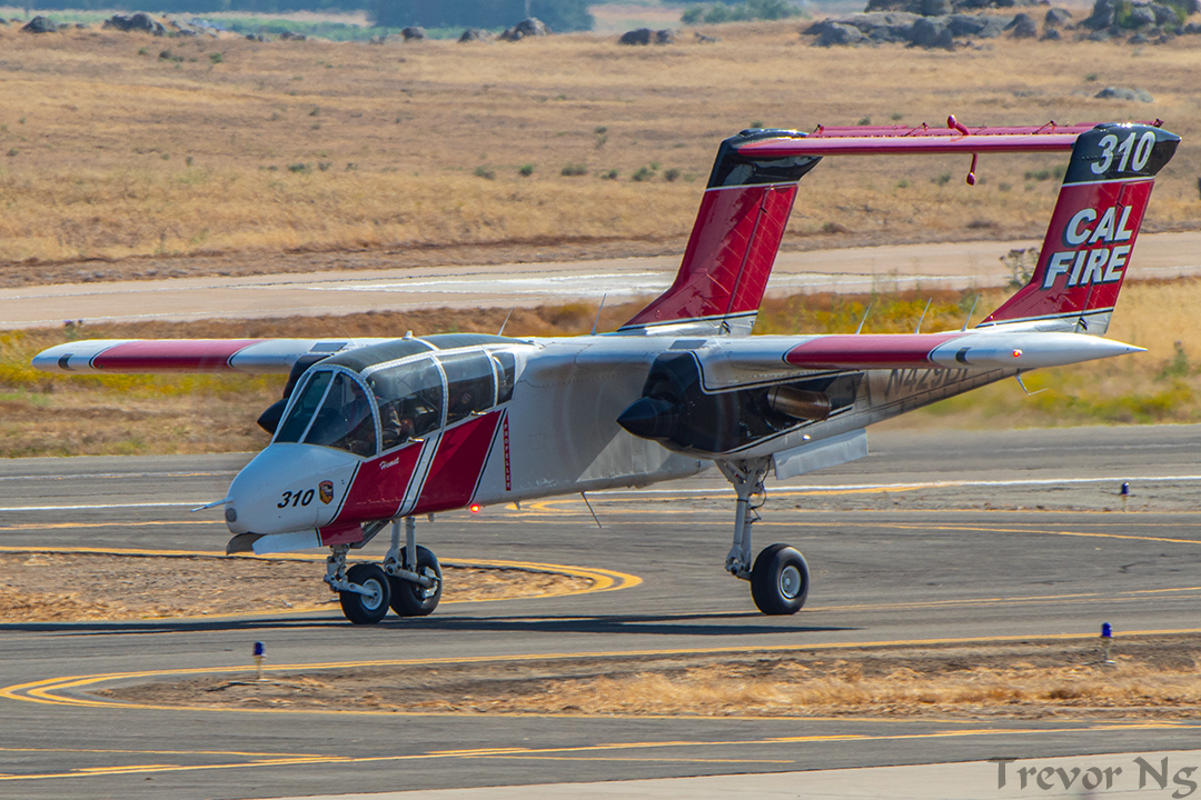 Full size: CalFire North American OV-10A Bronco N429DF at Ramona Airport