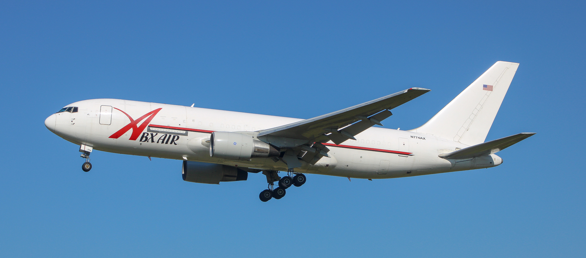 Full size: ABX Air Boeing 767-200F N774AX at Baltimore/Washington International Thurgood Marshall Airport