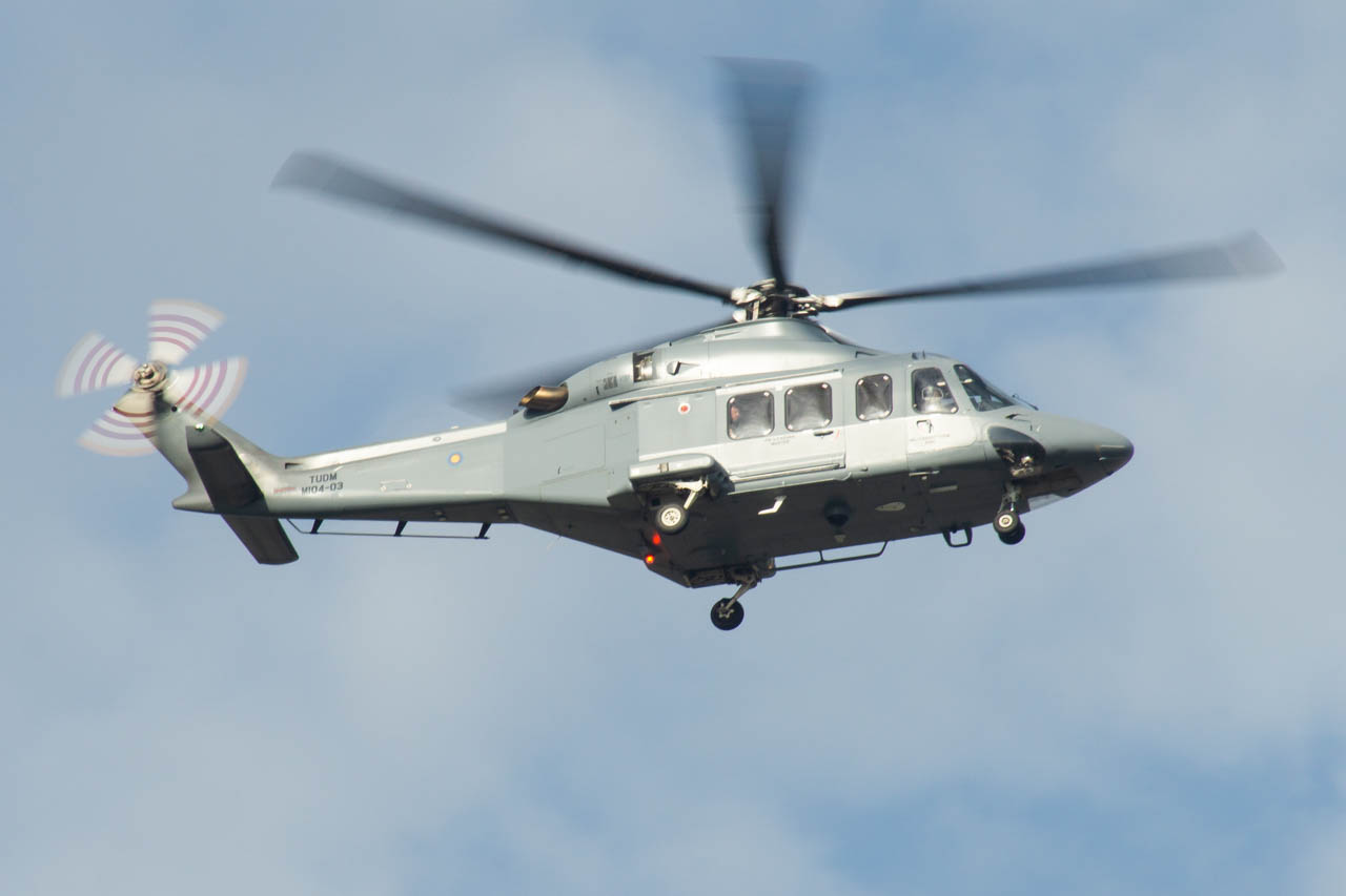 Full size: Royal Malaysian Air Force Agusta WestlandAW139 M104-03 at Kuala Lumpur Subang Airport