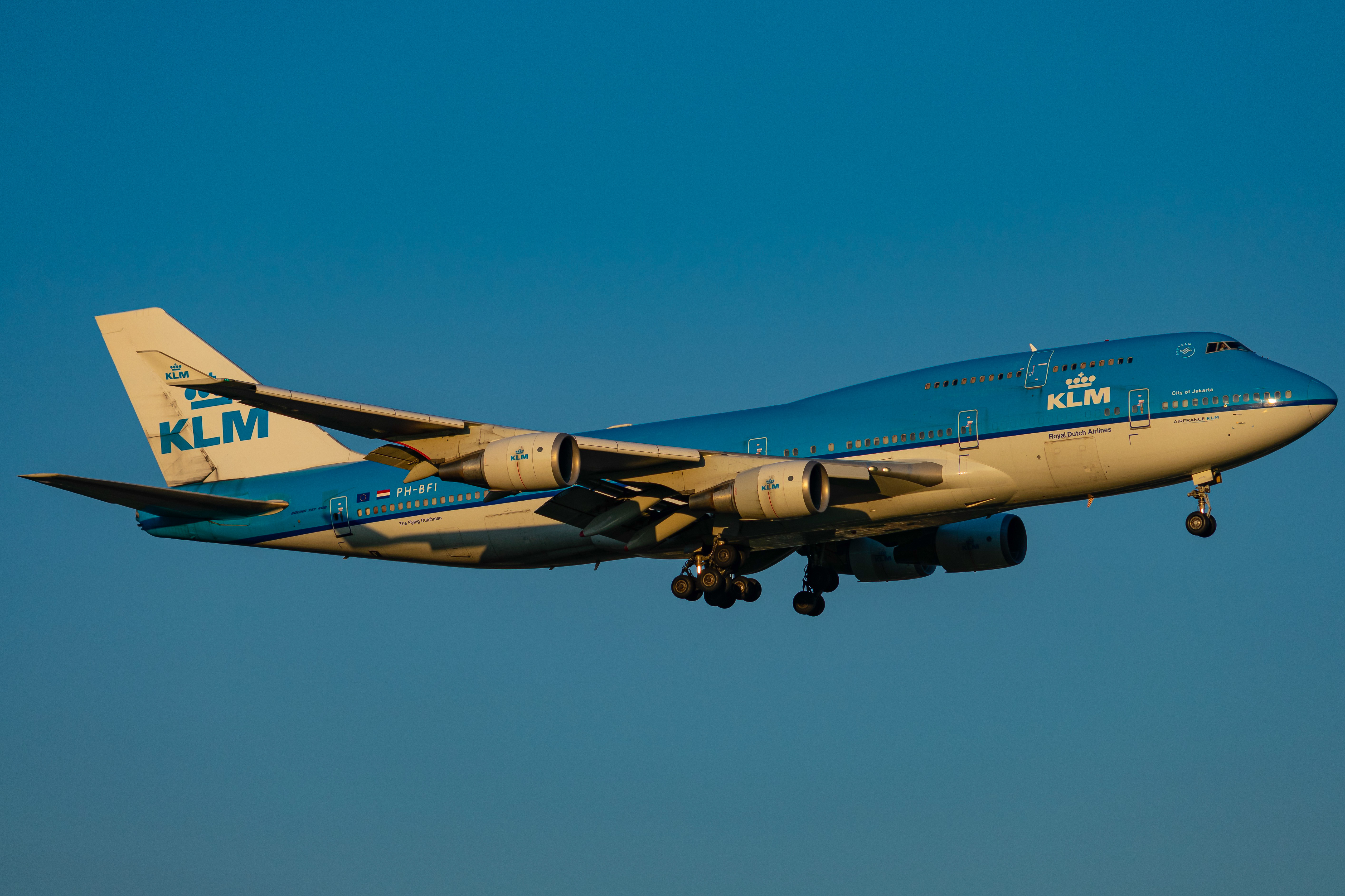 Full size: KLM Boeing 747-400 PH-BFI at John F. Kennedy International Airport
