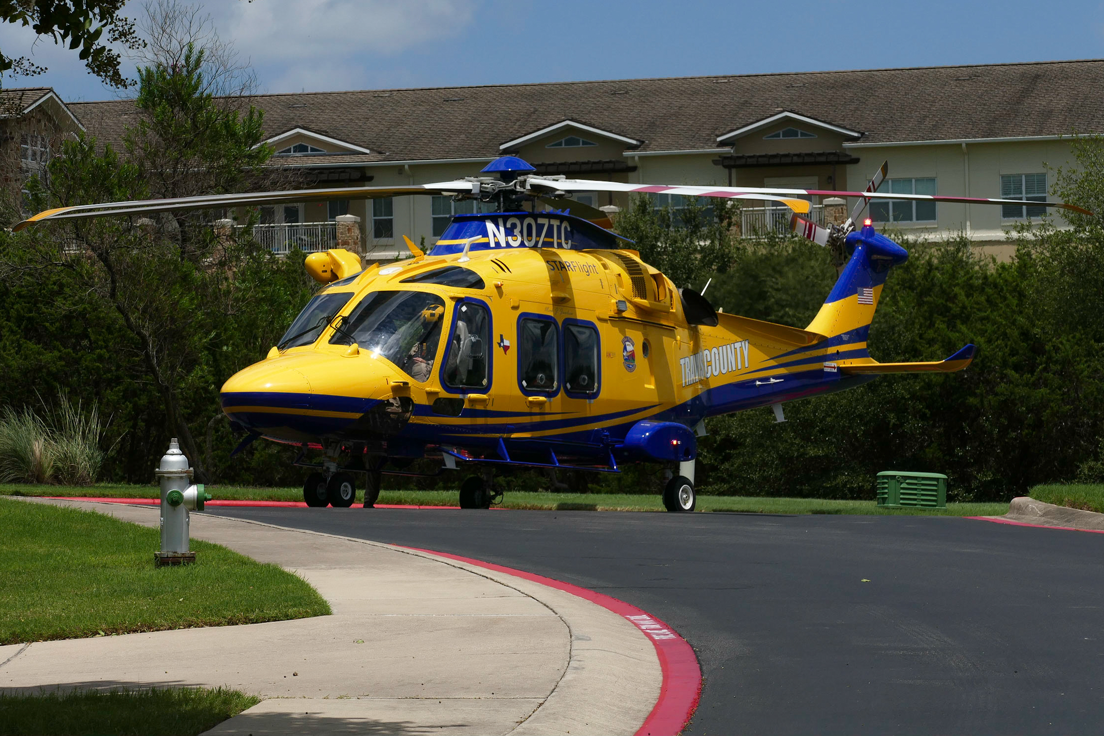 Full size: Travis County STARFlight Leonardo AW169 N307TC at Not Applicable
