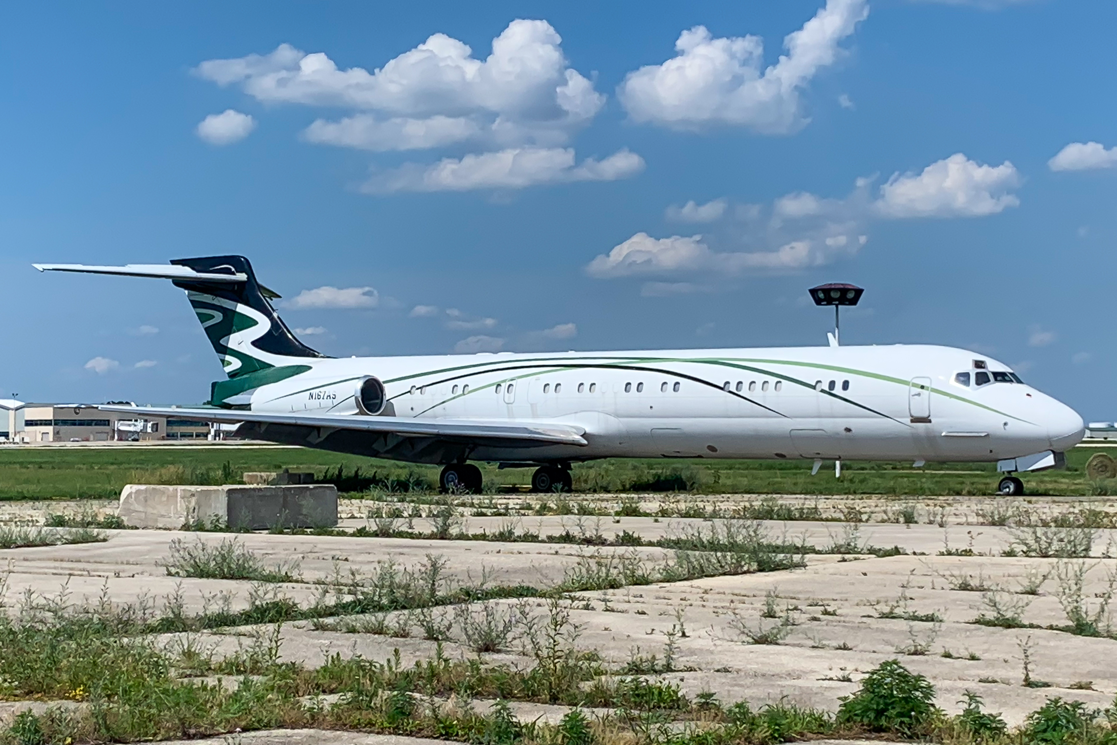 Full size: PRIVATE McDonnell Douglas MD-87 N167AS at Chicago/Rockford International Airport