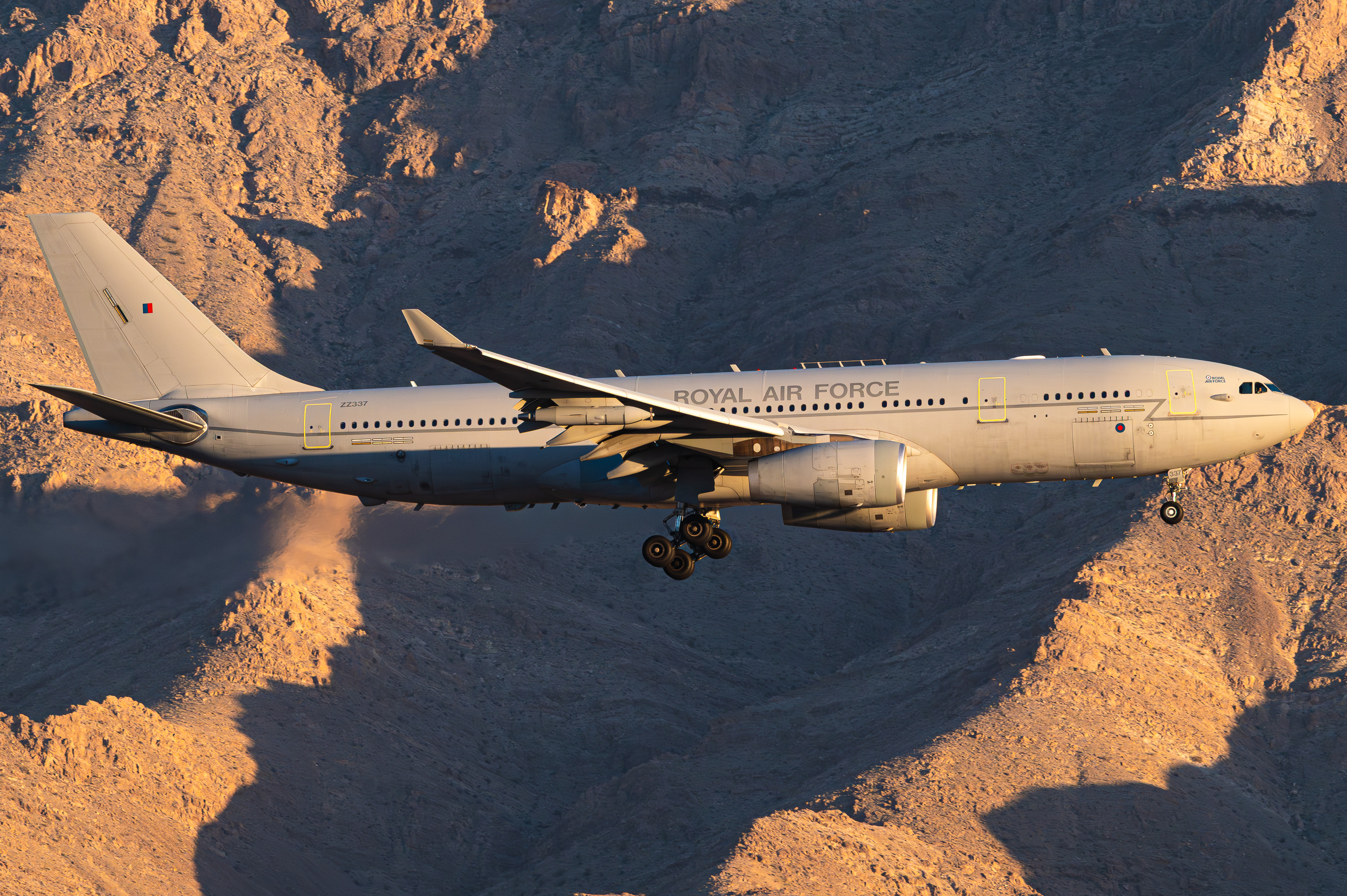 Full size: Royal Air Force  Airbus A330-300 ZZ337 at Nellis Air Force Base