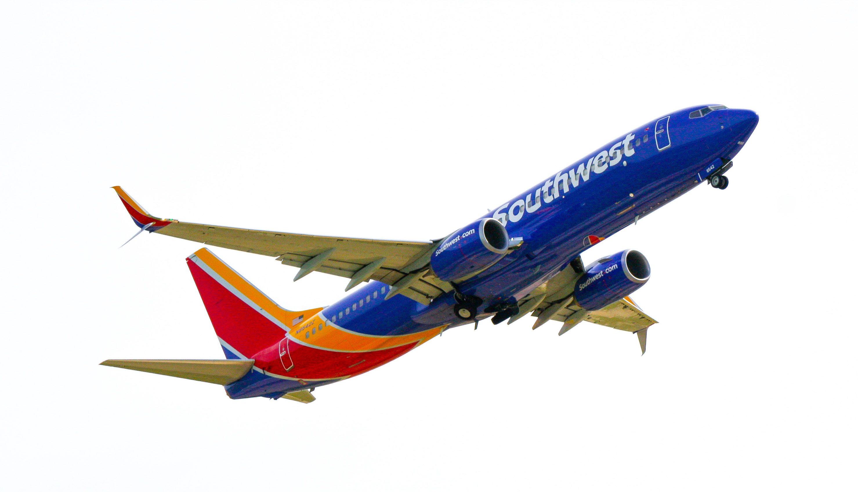 Full size: Southwest Airlines Boeing 737-800 N8542Z at Austin-Bergstrom International Airport