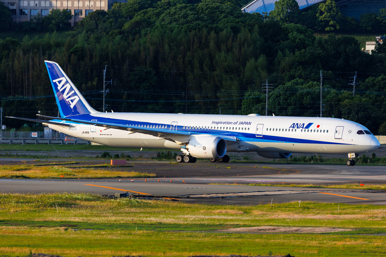 JA981A | All Nippon Airways Boeing 787-10 at FUK | AeroXplorer