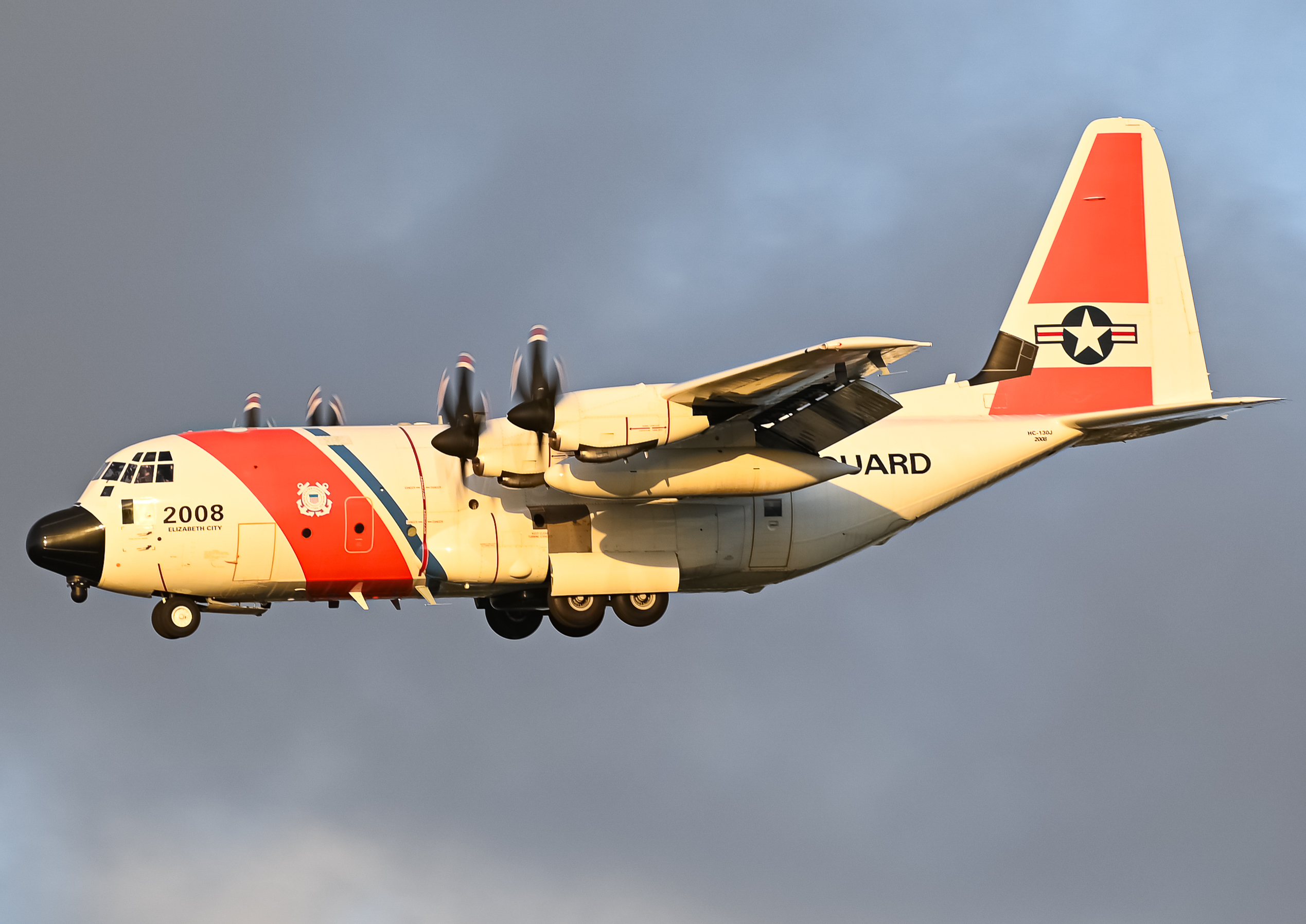 Full size: USCG - United States Coast Guard Lockheed HC-130J Hercules 2008 at North Island NAS
