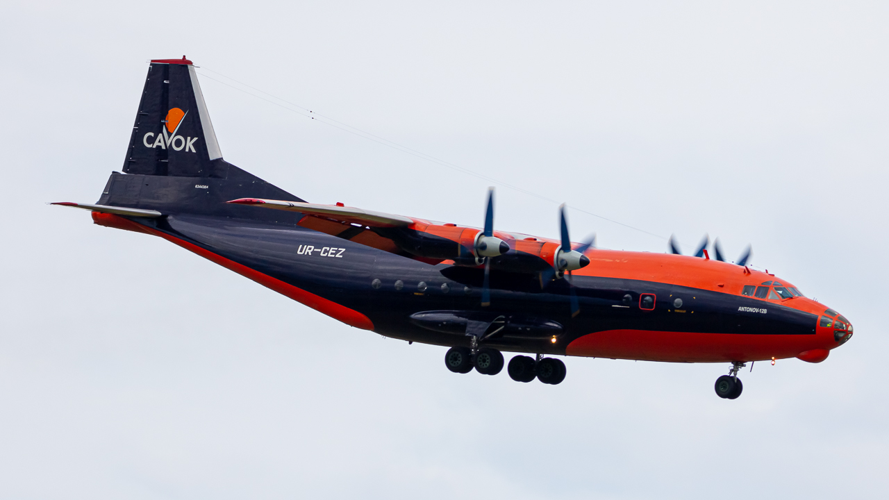 Full size: Cavok Air Antonov An-12 UR-CEZ at Rickenbacker International Airport